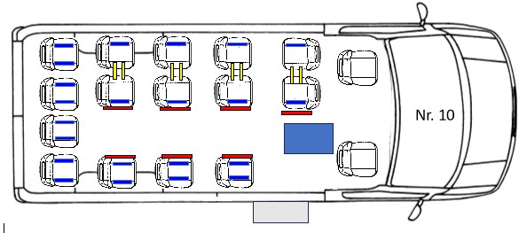 MERCEDES-BENZ VIP Bus mit 17 Plätze-image-11