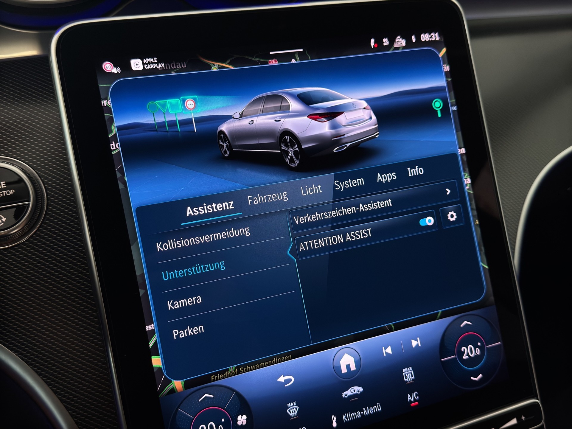 MERCEDES-BENZ C 180 AMG Line Edition "Night Paket-Distronic-360°Kamera"-image-23