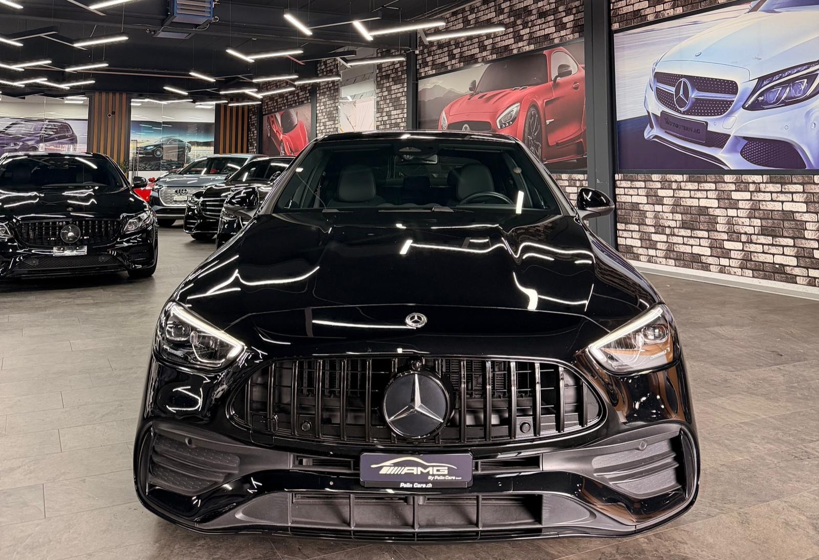 MERCEDES-BENZ C 180 AMG (C63s AMG Bodykit) Limited Black&Silver Performance 5 Jahre Werksgarantie & Gratisservice-image-4