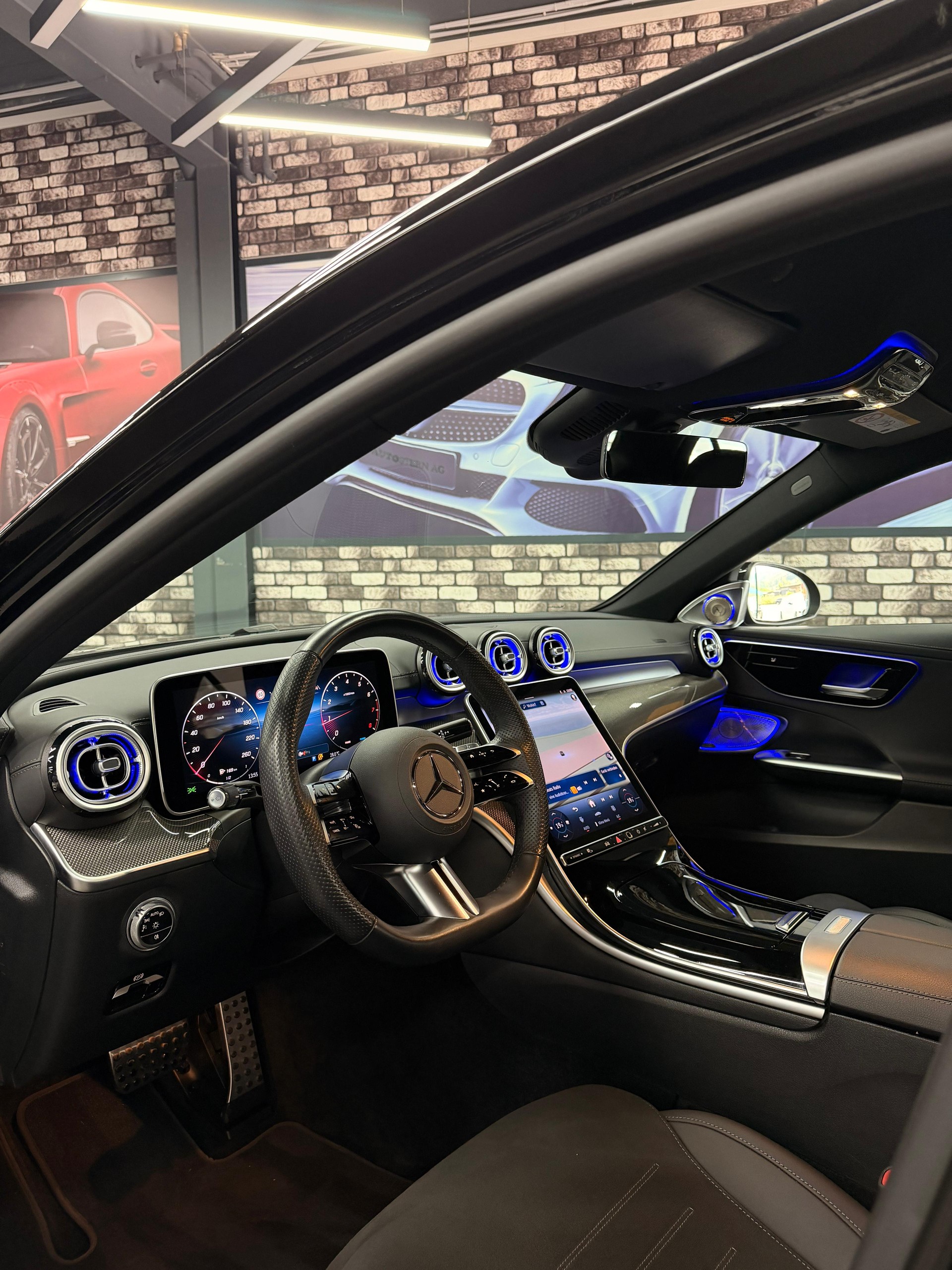 MERCEDES-BENZ C 180 AMG (C63s AMG Bodykit) Limited Black&Silver Performance 5 Jahre Werksgarantie & Gratisservice-image-10