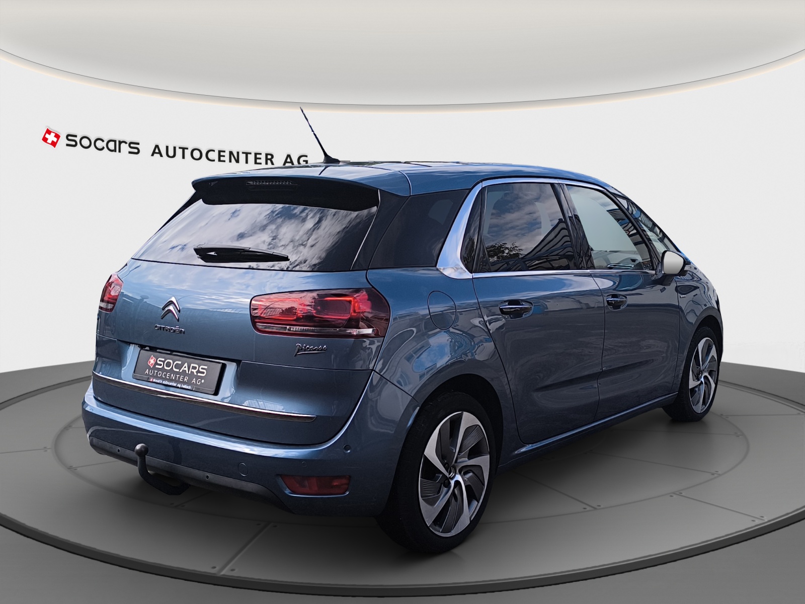 CITROEN C4 Picasso 1.6i 16V e-THP Exclusive Automatic mit 360Grad Kamera - Spurwechsel Assisstent - Panorama Dach-image-1