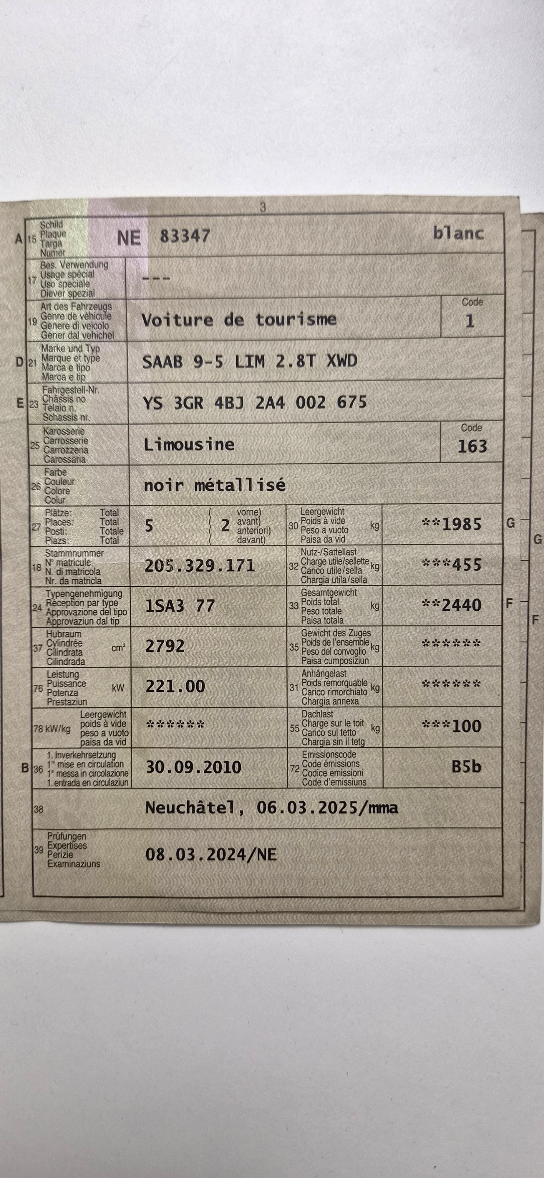SAAB 9-5 2.8T V6 Aero XWD Automatic-image-15