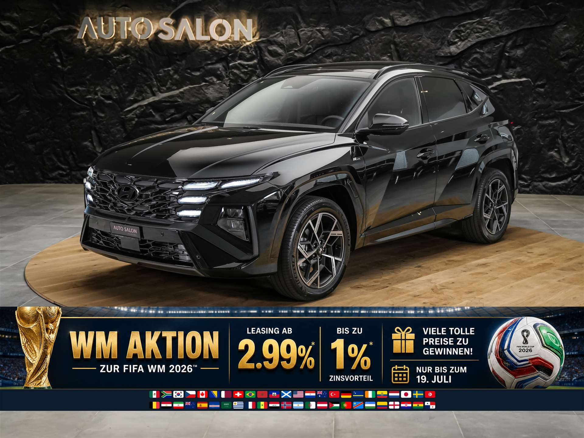 HYUNDAI Tucson 1.6 TGDI HEV N Line 4WD *Werksgarantie*Abstandsregler*Panorama*Lenkradheizung*-image-0