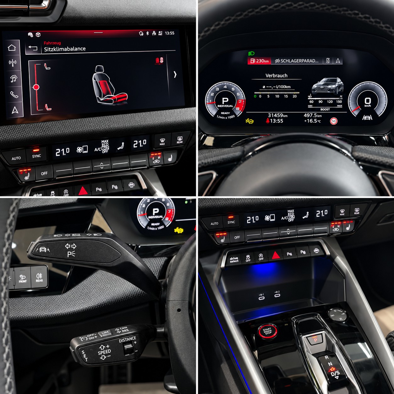 AUDI S3 Sportback TFSI quattro S-tronic * AKRAPOVIC * Facelift *-image-14