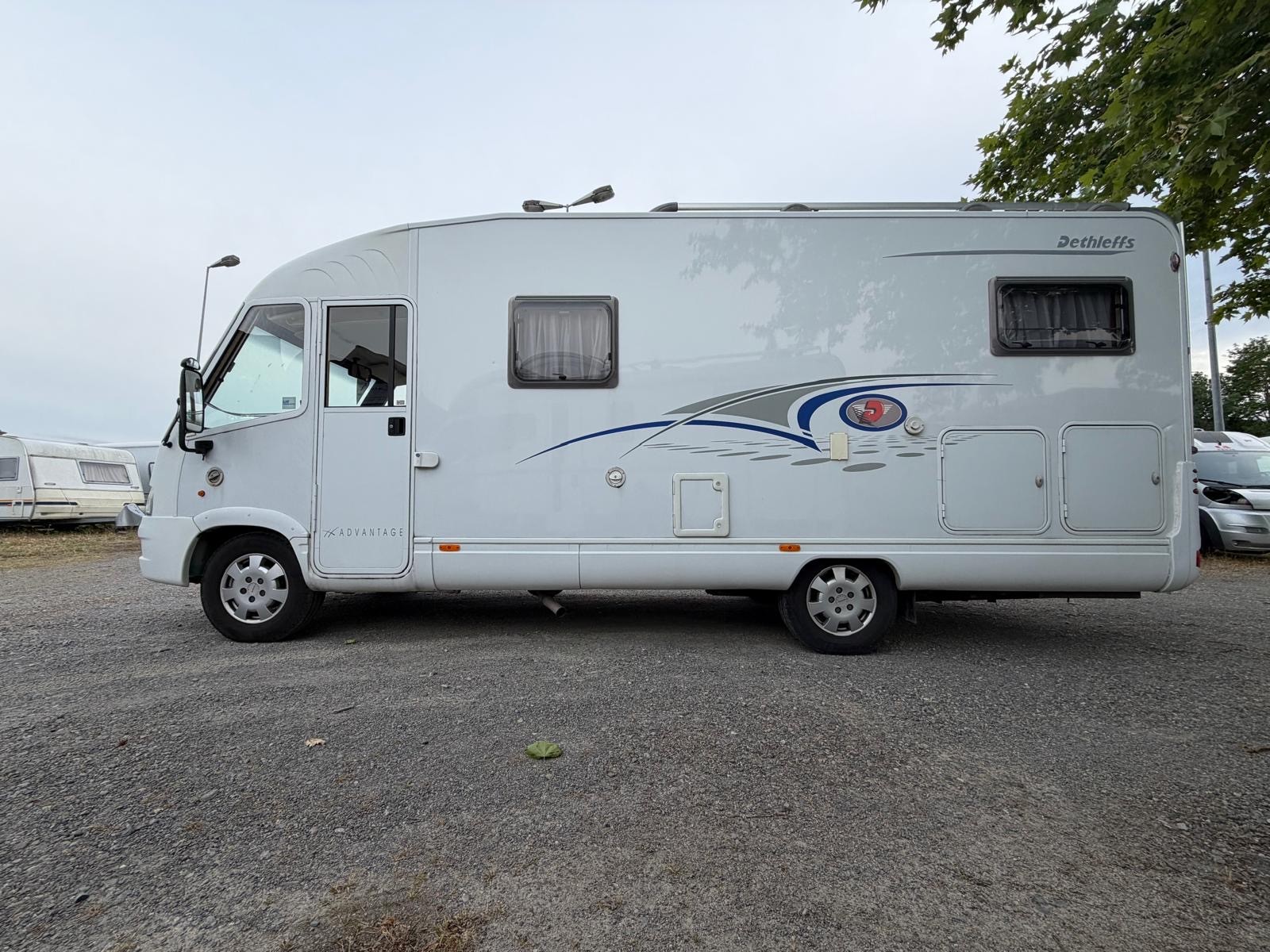 FIAT 2.8JTD 130PS DETHLEFFS ELEGANCE ***HUB-& QUERBETT***-image-1