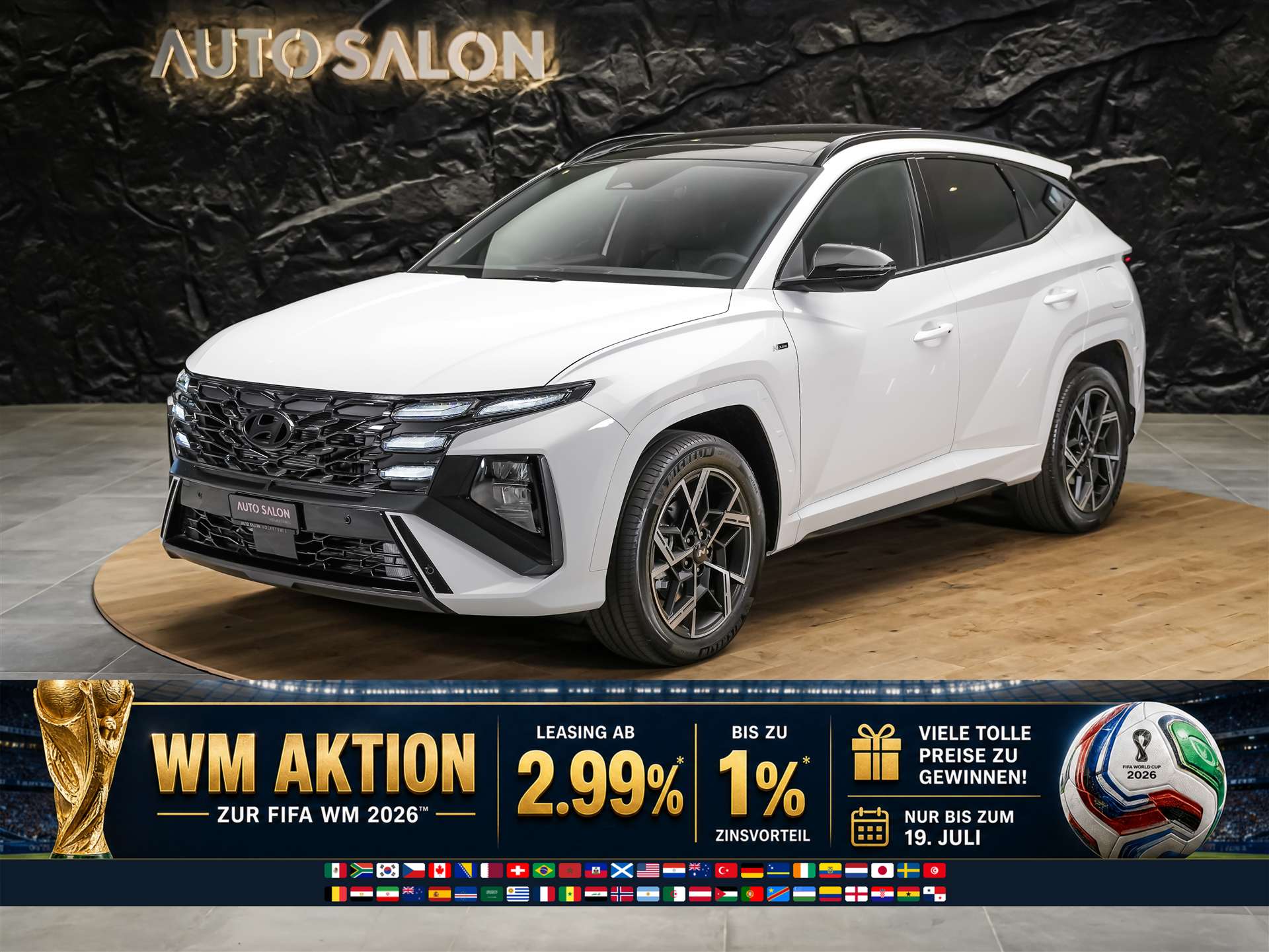 HYUNDAI Tucson 1.6 TGDI HEV N Line 4WD *Werksgarantie*Abstandsregler*Panorama*Lenkradheizung*-image-0