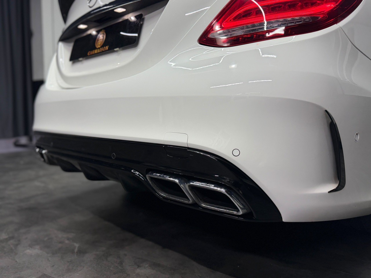 MERCEDES-BENZ C 63 S AMG Speedshift | 360° Kamera | Burmester | Carbon | Schalensitze | H&R | OHNE OPF !-image-12