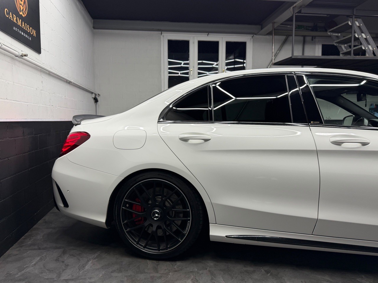 MERCEDES-BENZ C 63 S AMG Speedshift | 360° Kamera | Burmester | Carbon | Schalensitze | H&R | OHNE OPF !-image-5