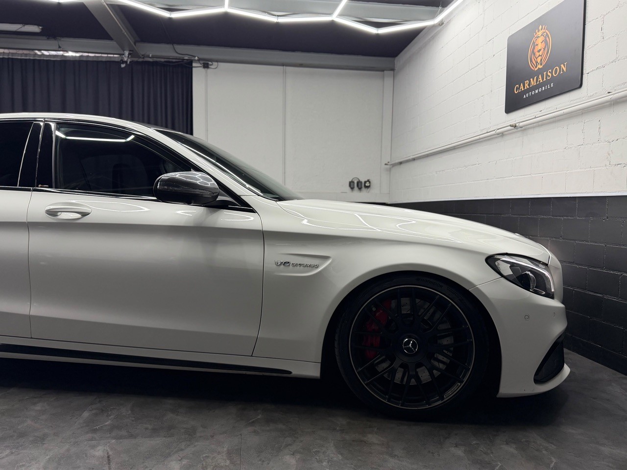 MERCEDES-BENZ C 63 S AMG Speedshift | 360° Kamera | Burmester | Carbon | Schalensitze | H&R | OHNE OPF !-image-13