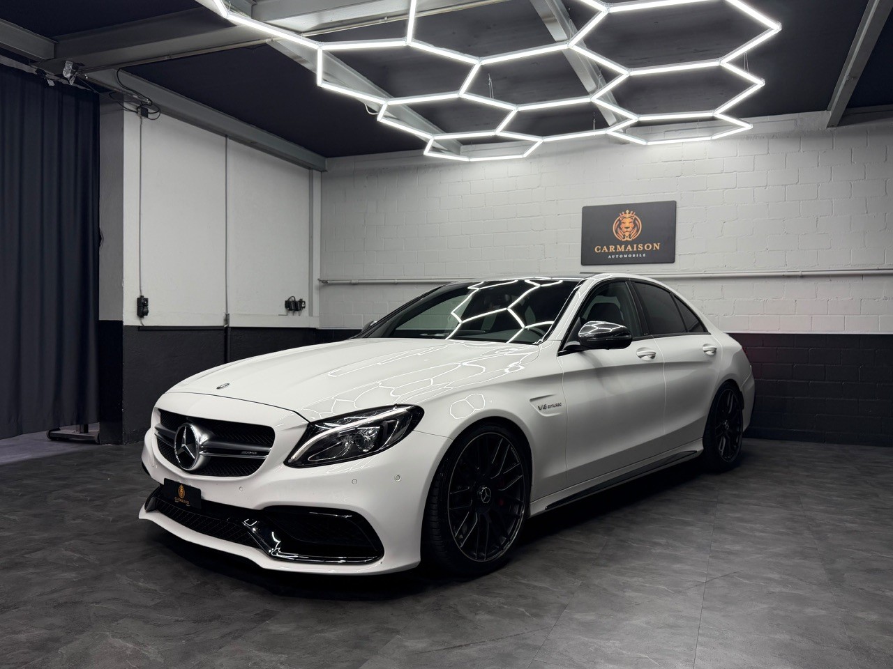 MERCEDES-BENZ C 63 S AMG Speedshift | 360° Kamera | Burmester | Carbon | Schalensitze | H&R | OHNE OPF !-image-2
