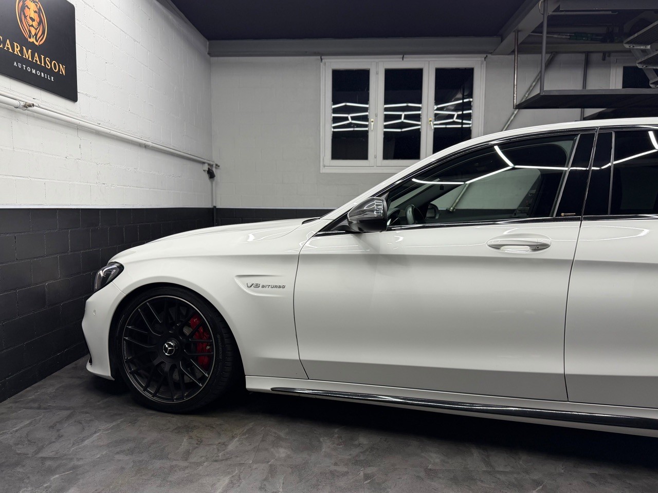 MERCEDES-BENZ C 63 S AMG Speedshift | 360° Kamera | Burmester | Carbon | Schalensitze | H&R | OHNE OPF !-image-14