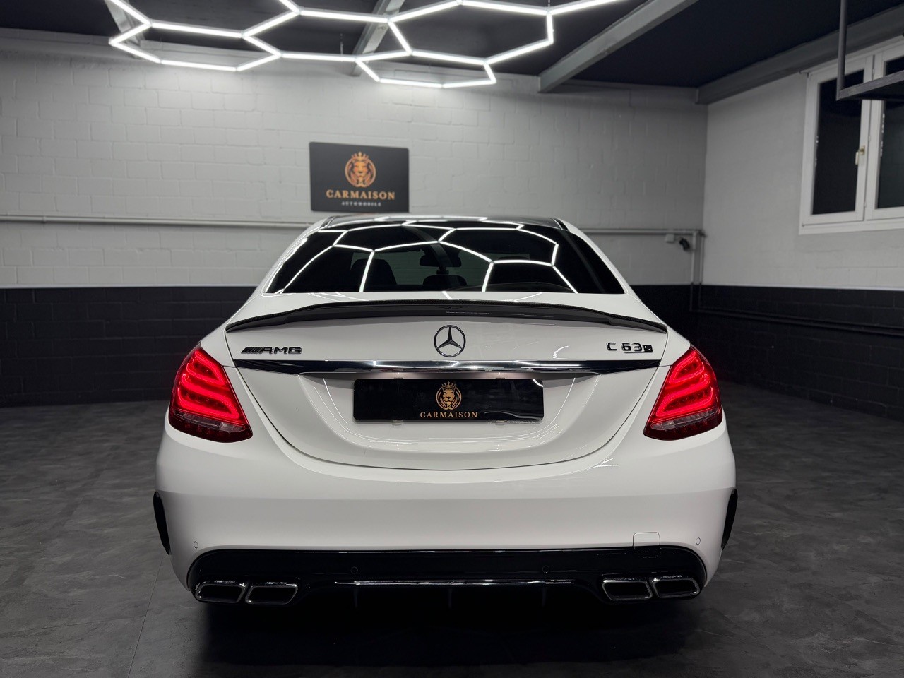 MERCEDES-BENZ C 63 S AMG Speedshift | 360° Kamera | Burmester | Carbon | Schalensitze | H&R | OHNE OPF !-image-9