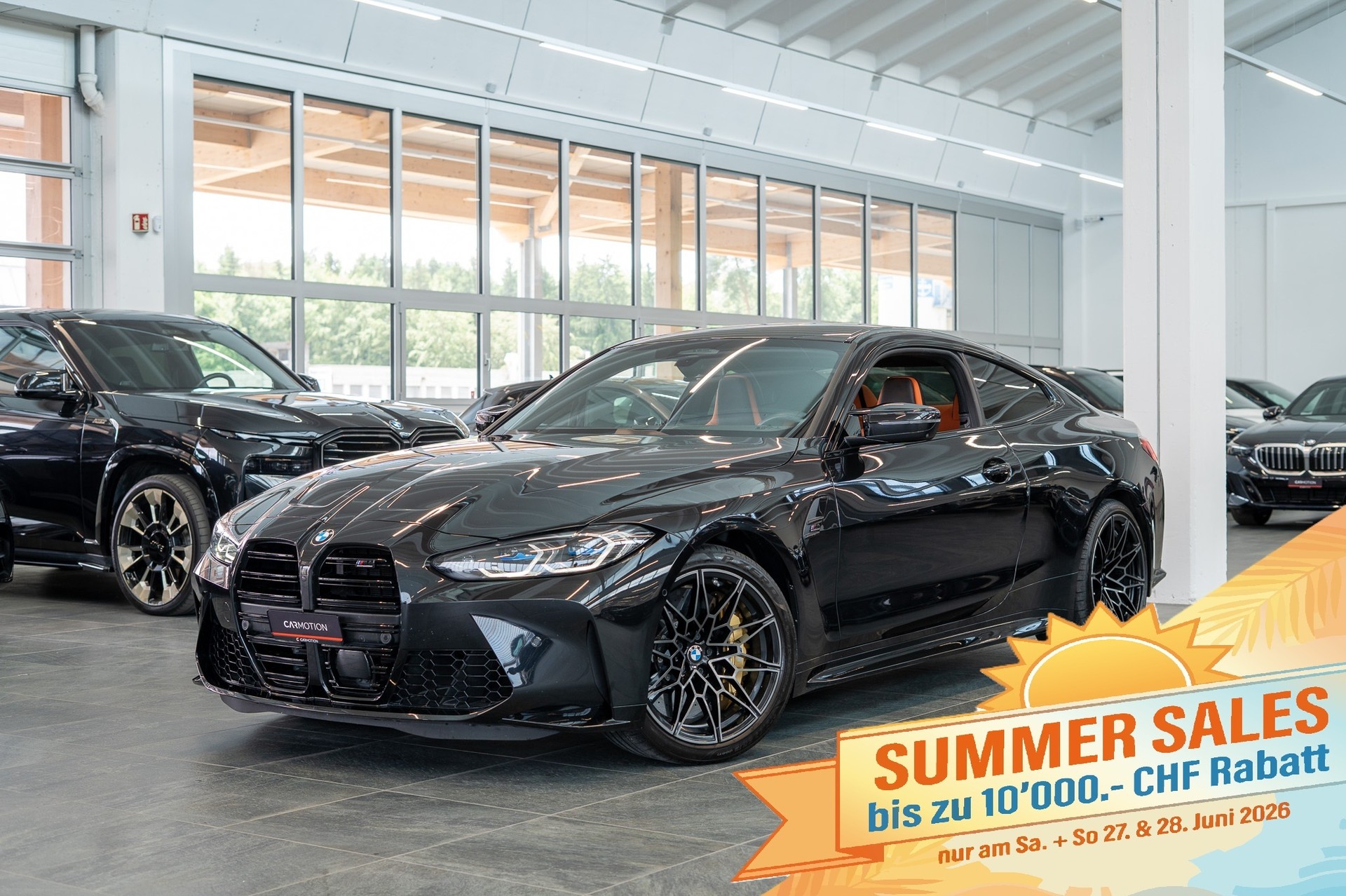 BMW M4 Competition xDrive Coupé / M Carbon Schalensitze / Keramik Bremsanlage / Head-Up Display-image-0