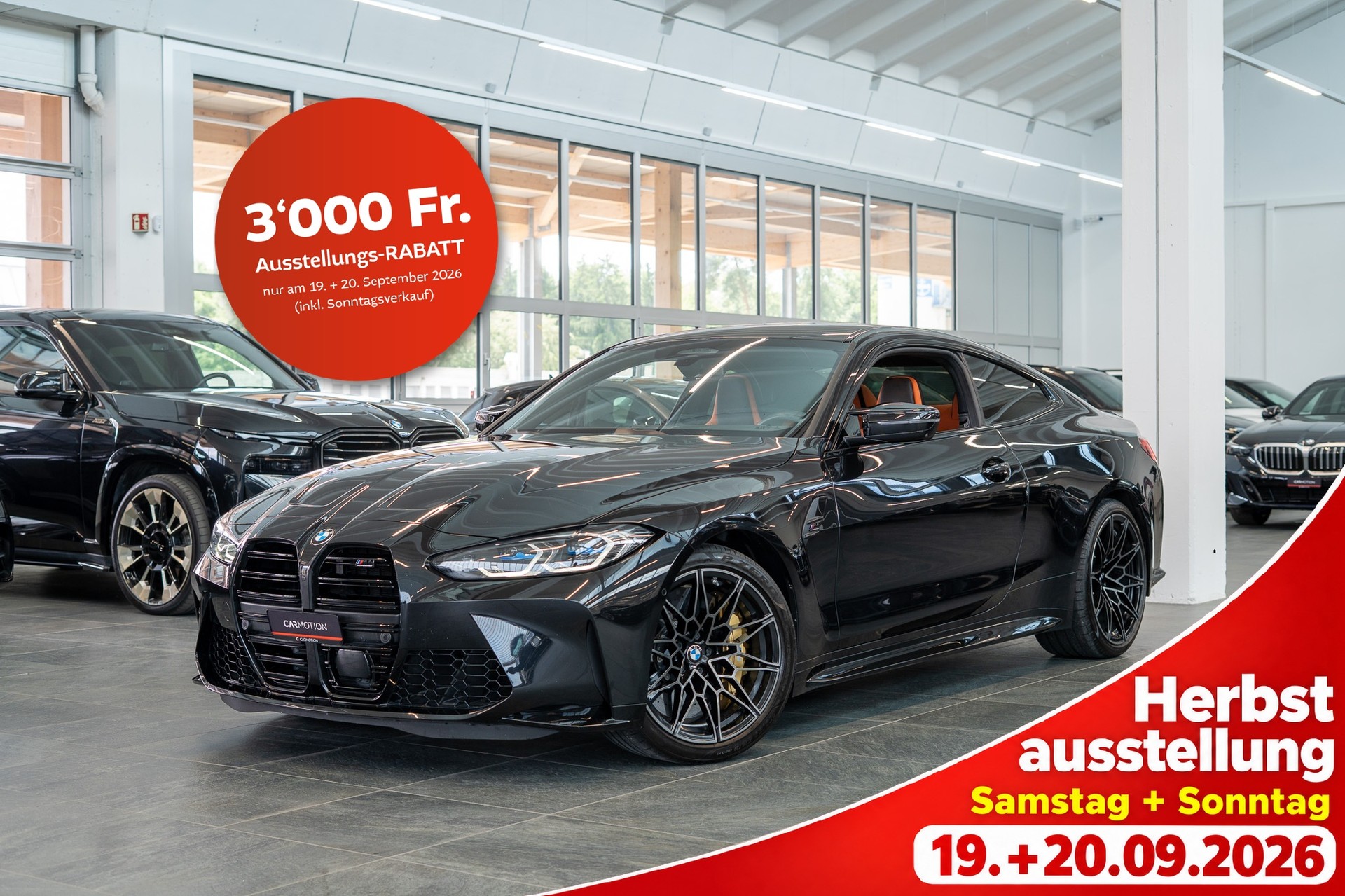 BMW M4 Competition xDrive Coupé / M Carbon Schalensitze / Keramik Bremsanlage / Head-Up Display-image-0
