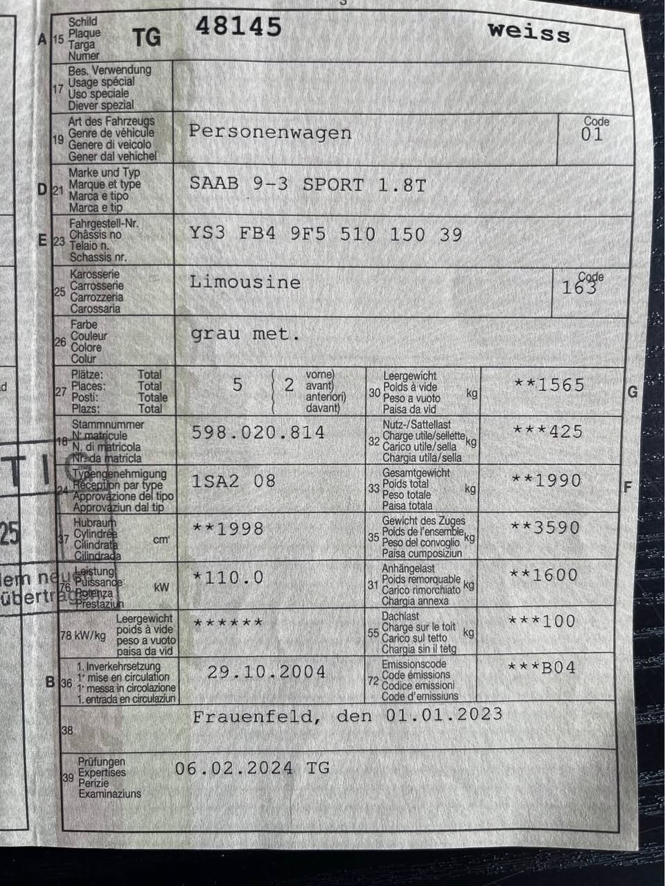 SAAB 9-3 2.0 (1.8t) Linear-image-9