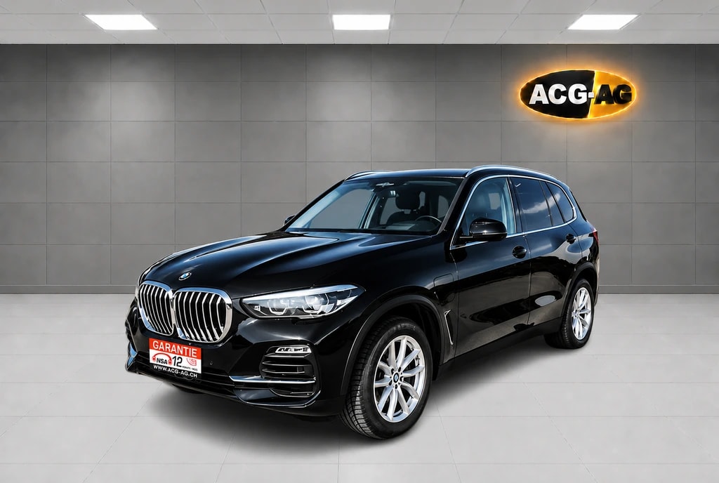 BMW X5 xDrive45e Steptronic ** 394 PS ** Voll-Leder ** Navi ** RF-Kamera 360° ** Anh-Kupplung ** Sitzmemory ** Modell 2021 **-image-2