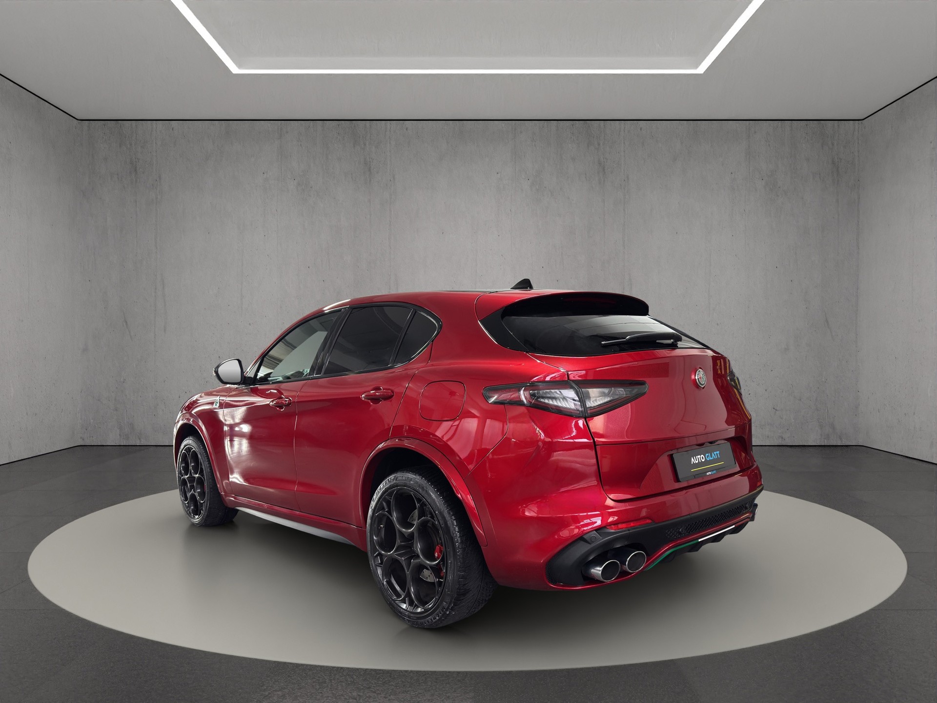 ALFA ROMEO Stelvio 2.9 V6 Quadrifoglio Sky 21 Zoll Q4 "Panodach-ADAS Pack Plus-Etna Rot Metallic"-image-4