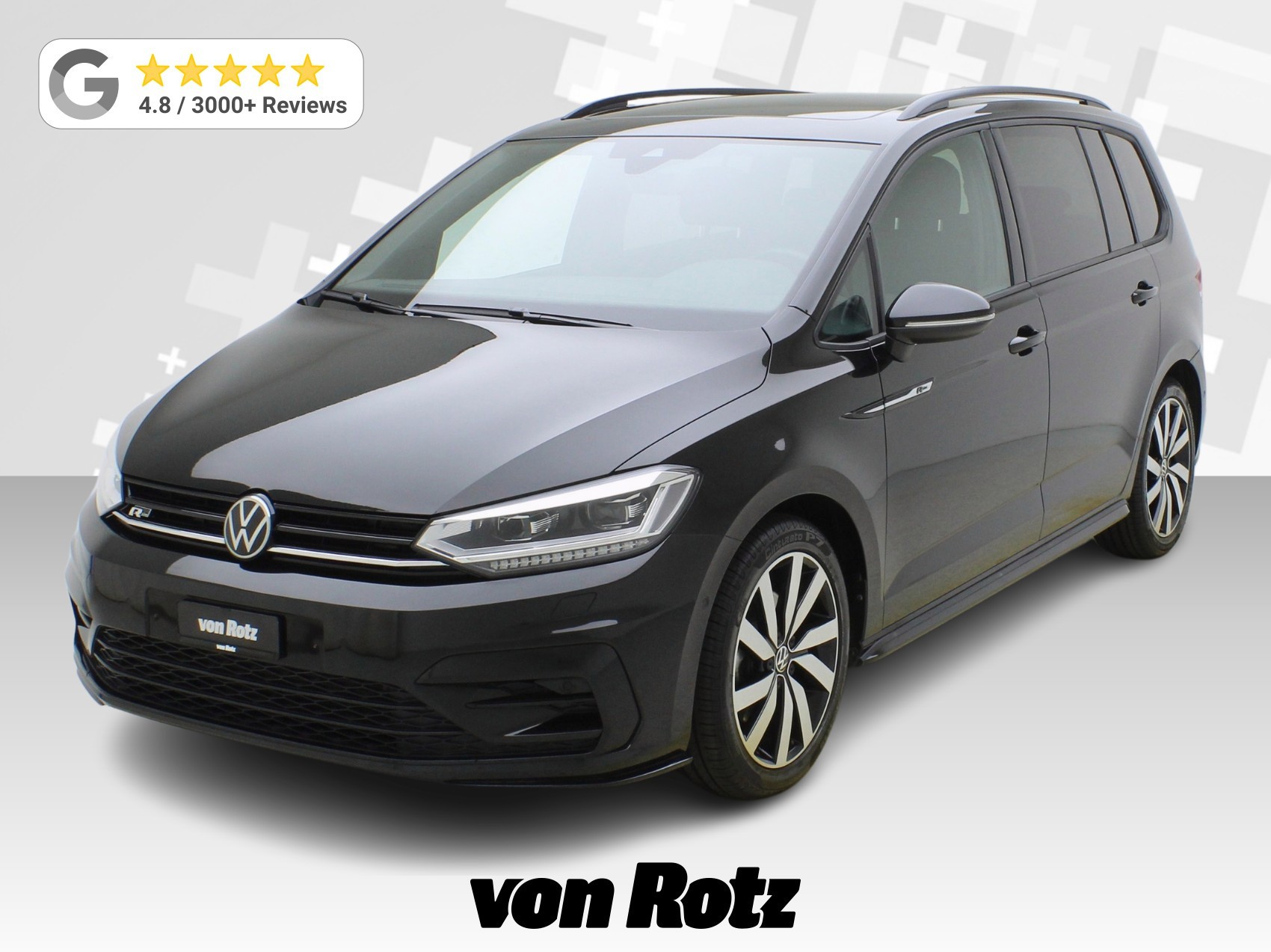 VW Touran 1.5 TSI DSG R-Line Black Style **VW Werksgarantie bis 12/2030**-image-0