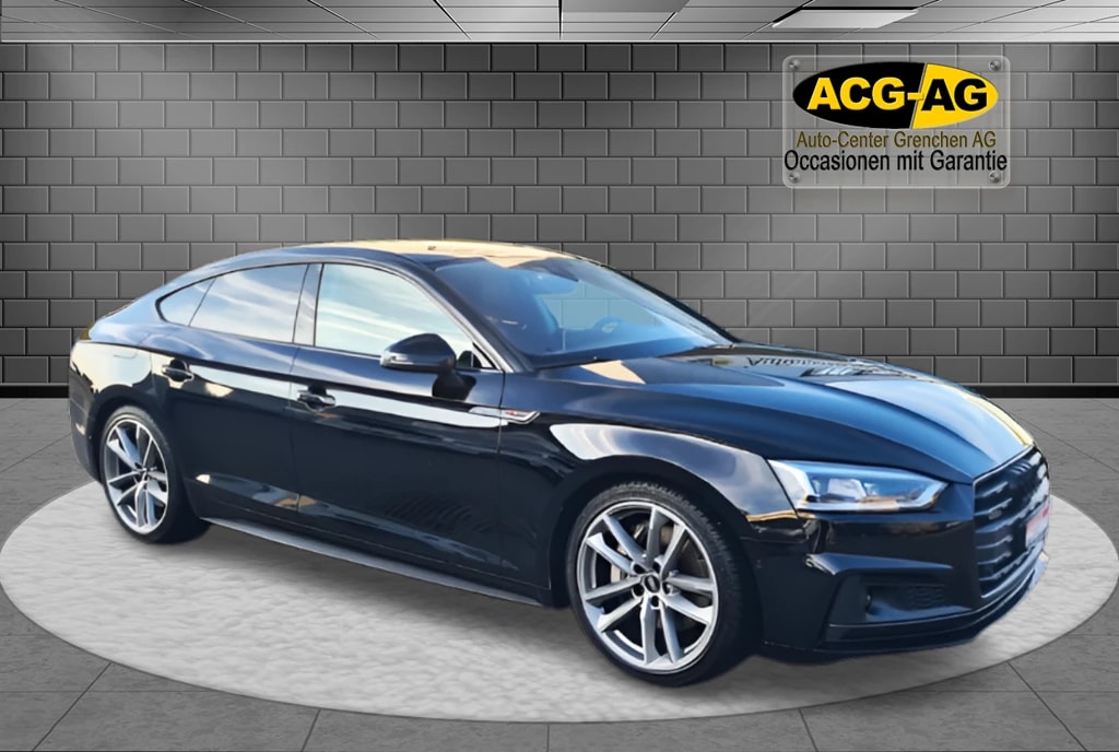 AUDI A5 Sportback 50 TDI Sport quattro tiptronic ** S-Line Modell ** 286 PS ** Alcantara-Leder ** Gr-Navi ** RF-Kamera 360° **-image-0