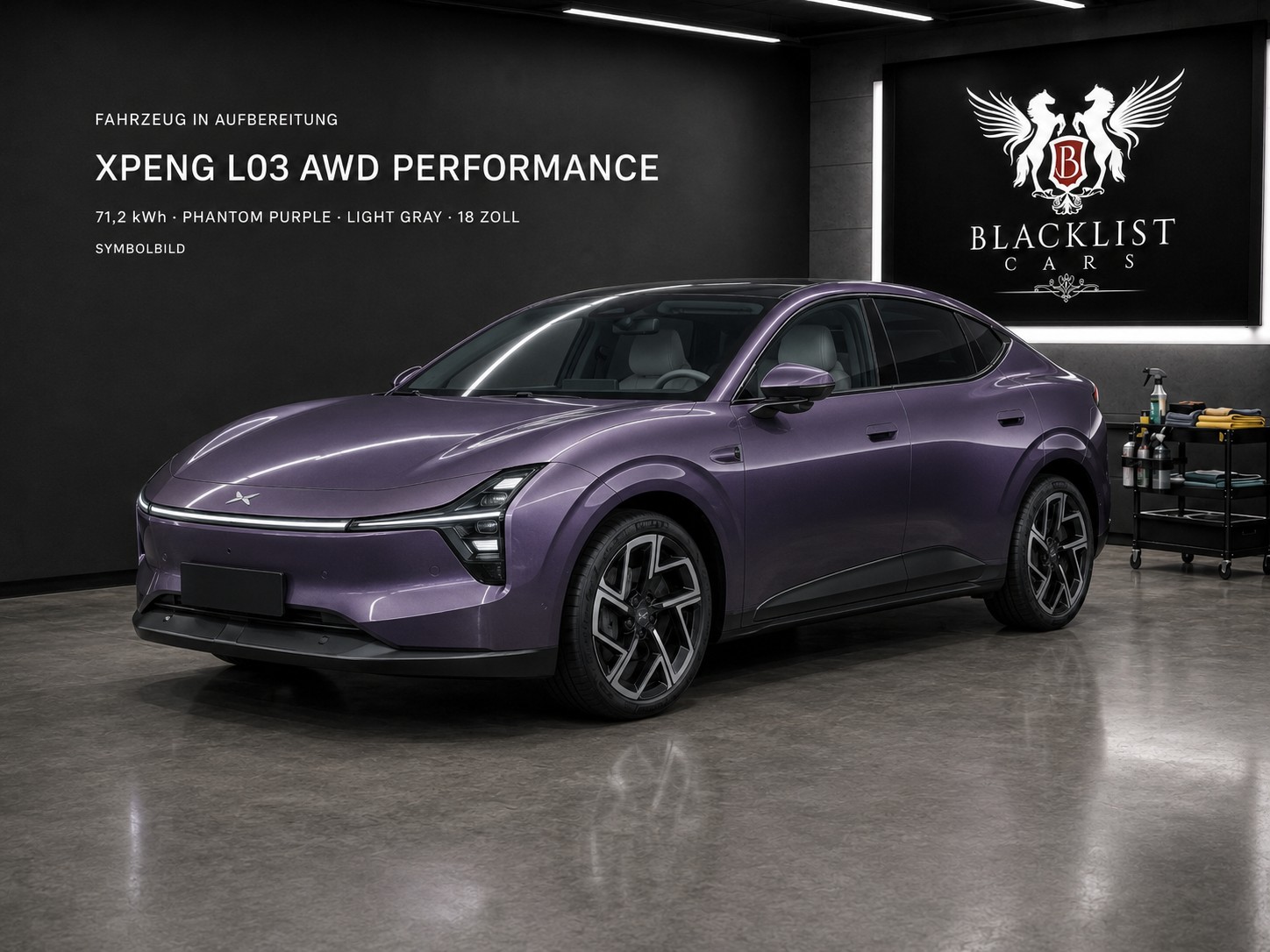 XPENG L03 71.2 kWh AWD Performance - Phantom Purple