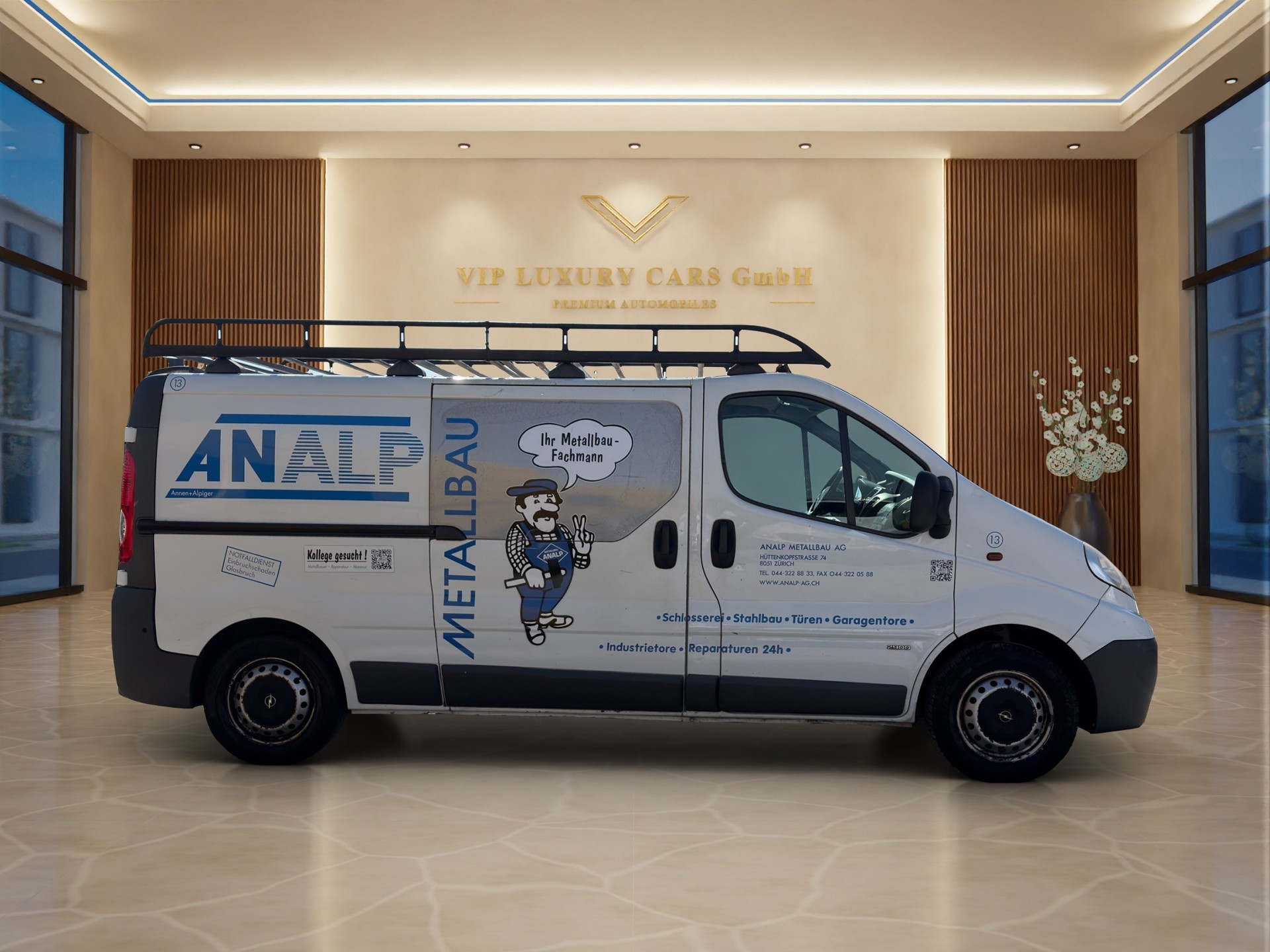 OPEL Vivaro 2.0 CDTI 2.9t L1H1 3 Sitz , Klima , Anhänger 2000 KG-image-3