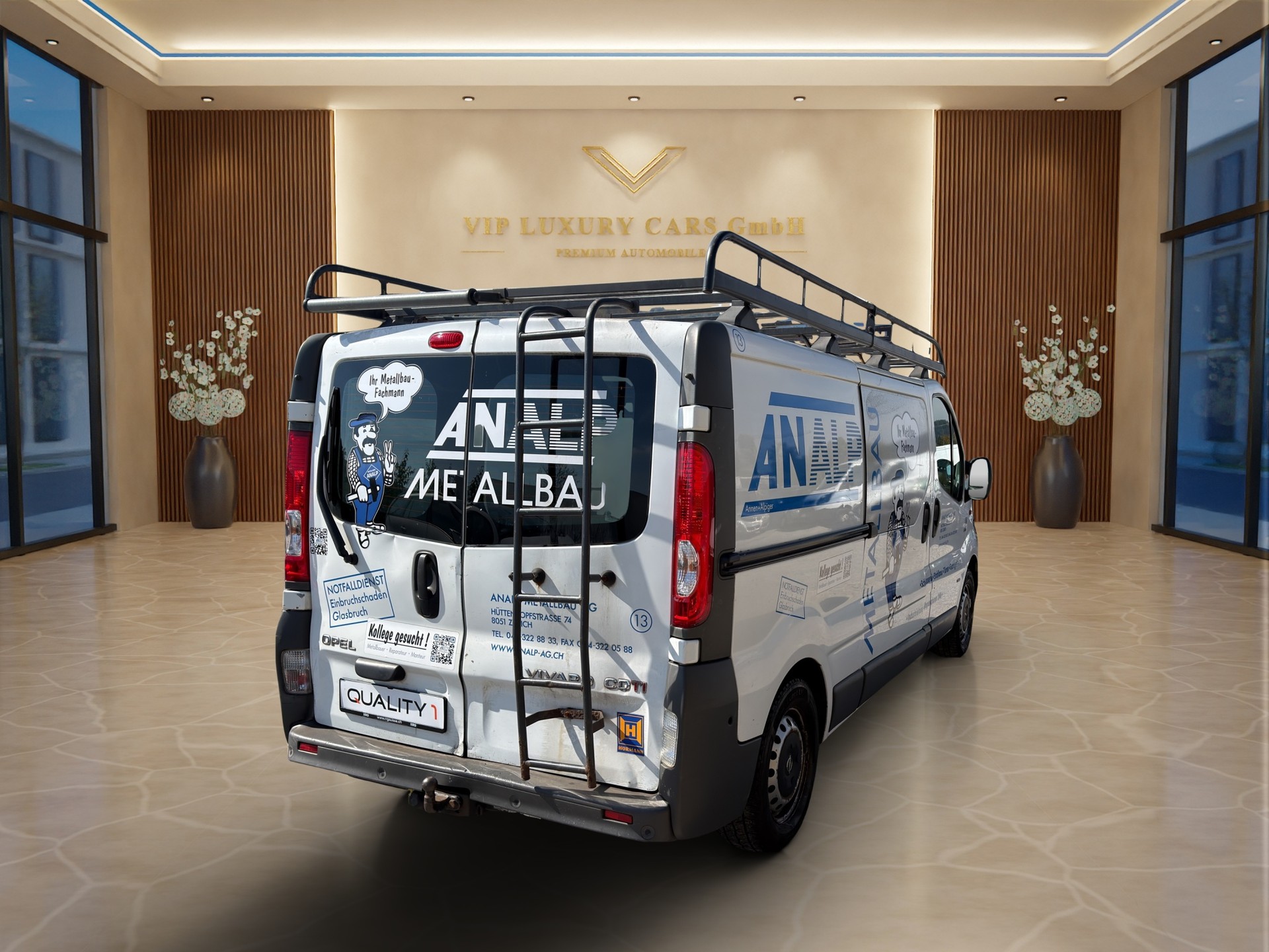 OPEL Vivaro 2.0 CDTI 2.9t L1H1 3 Sitz , Klima , Anhänger 2000 KG-image-4