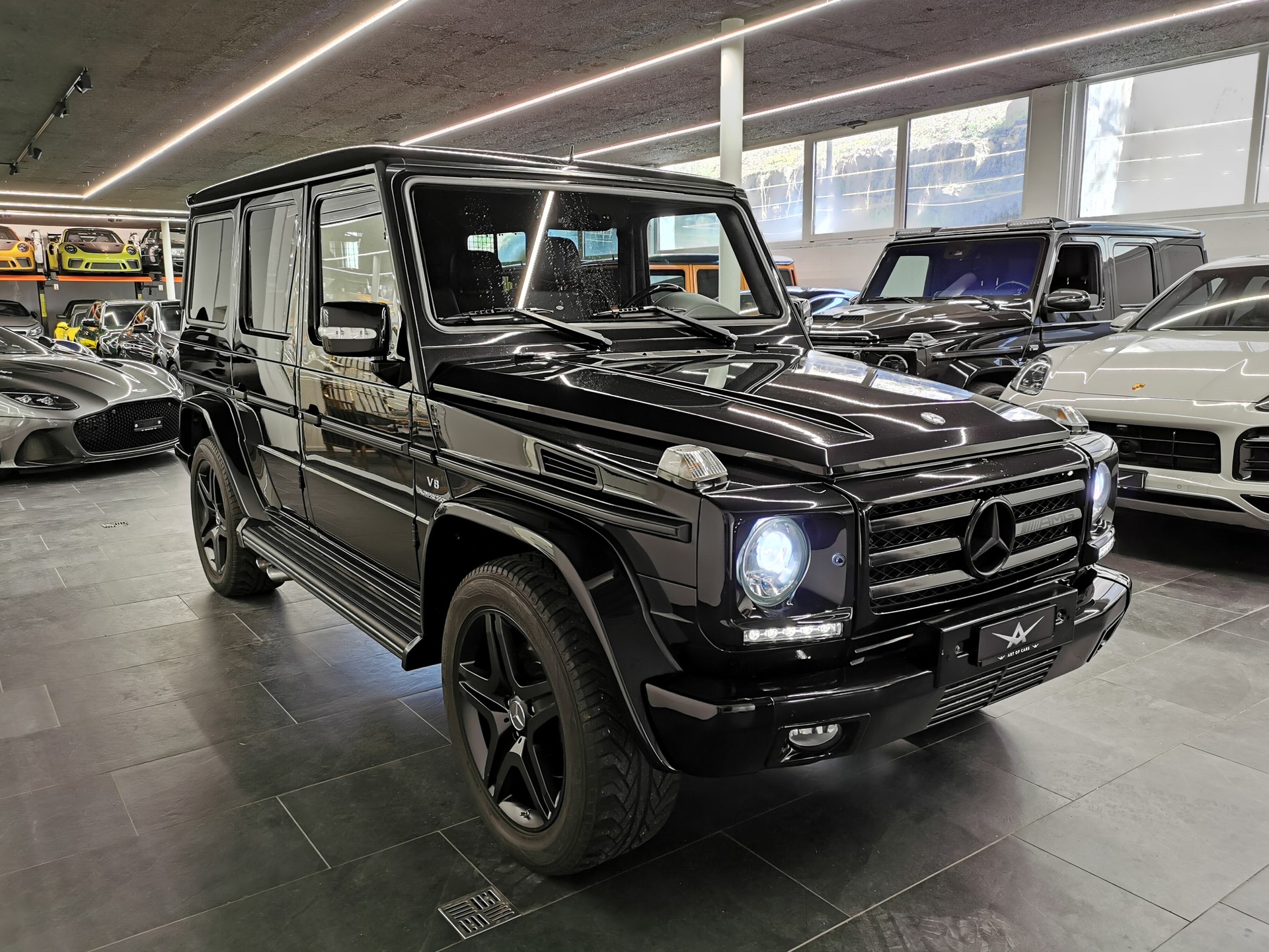 MERCEDES-BENZ G 55 AMG Automatic ALL BLACK LAST EDITION DESIGNO 507 PS 2011 CH-AUTO STANDHEIZUNG OBSIDIANSCHWARZ KLASSIKER!