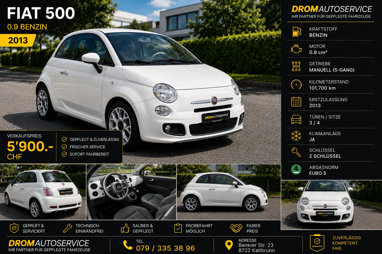 FIAT 500 0.9 Twinair Turbo S-image-0