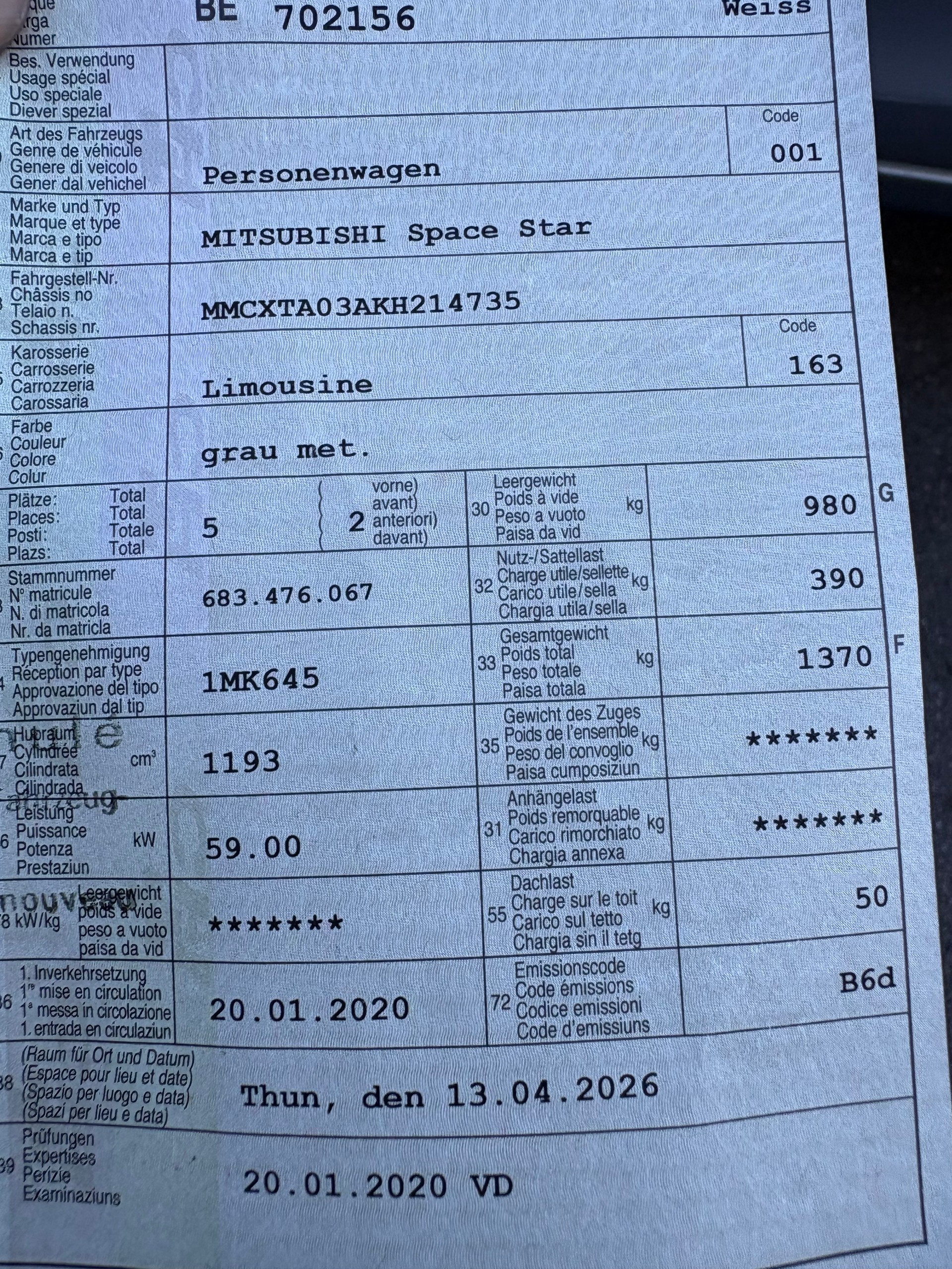 MITSUBISHI Space Star 1.2 Value CVT-image-13