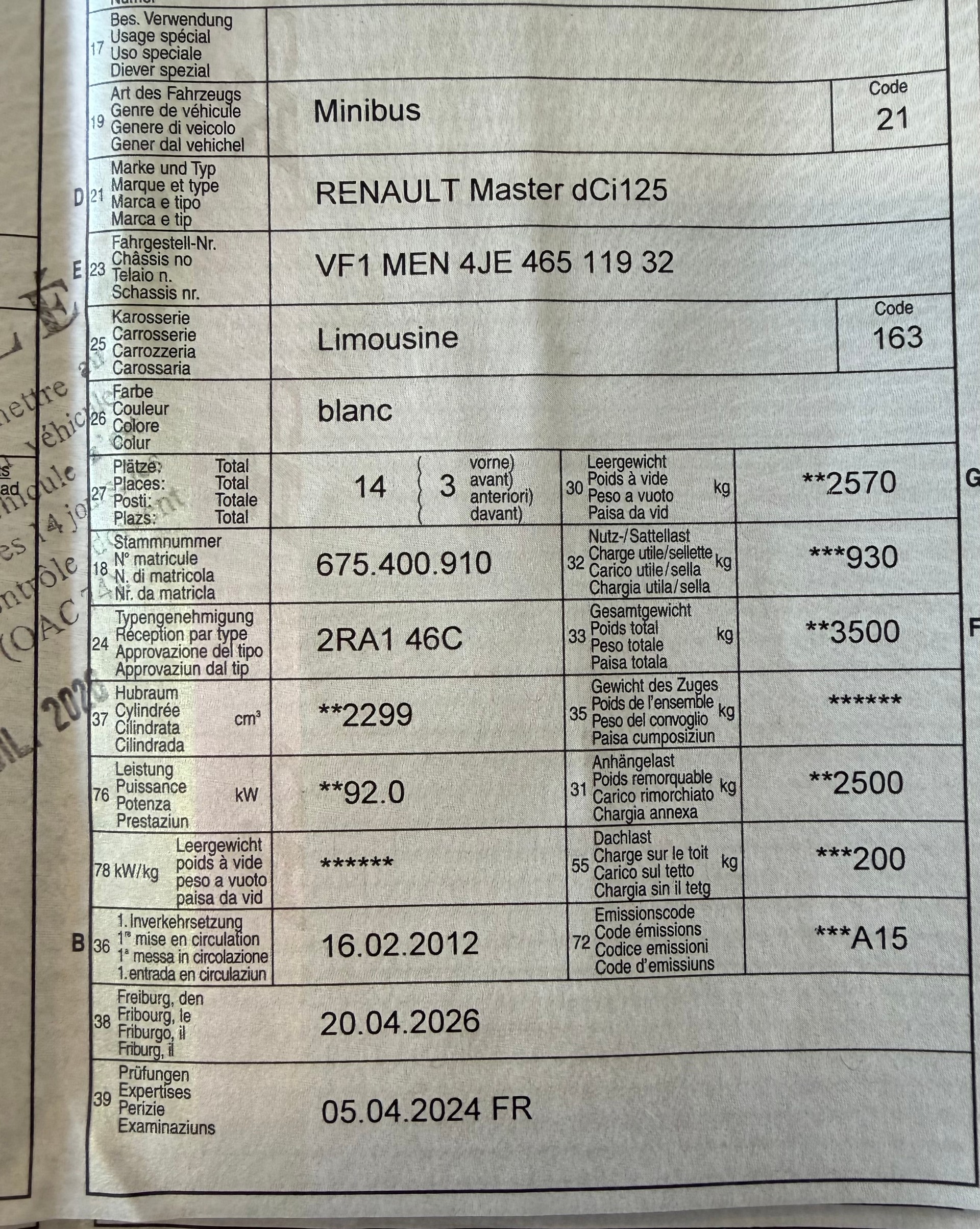 RENAULT MASTER dCi 125 14 Plätze-image-12