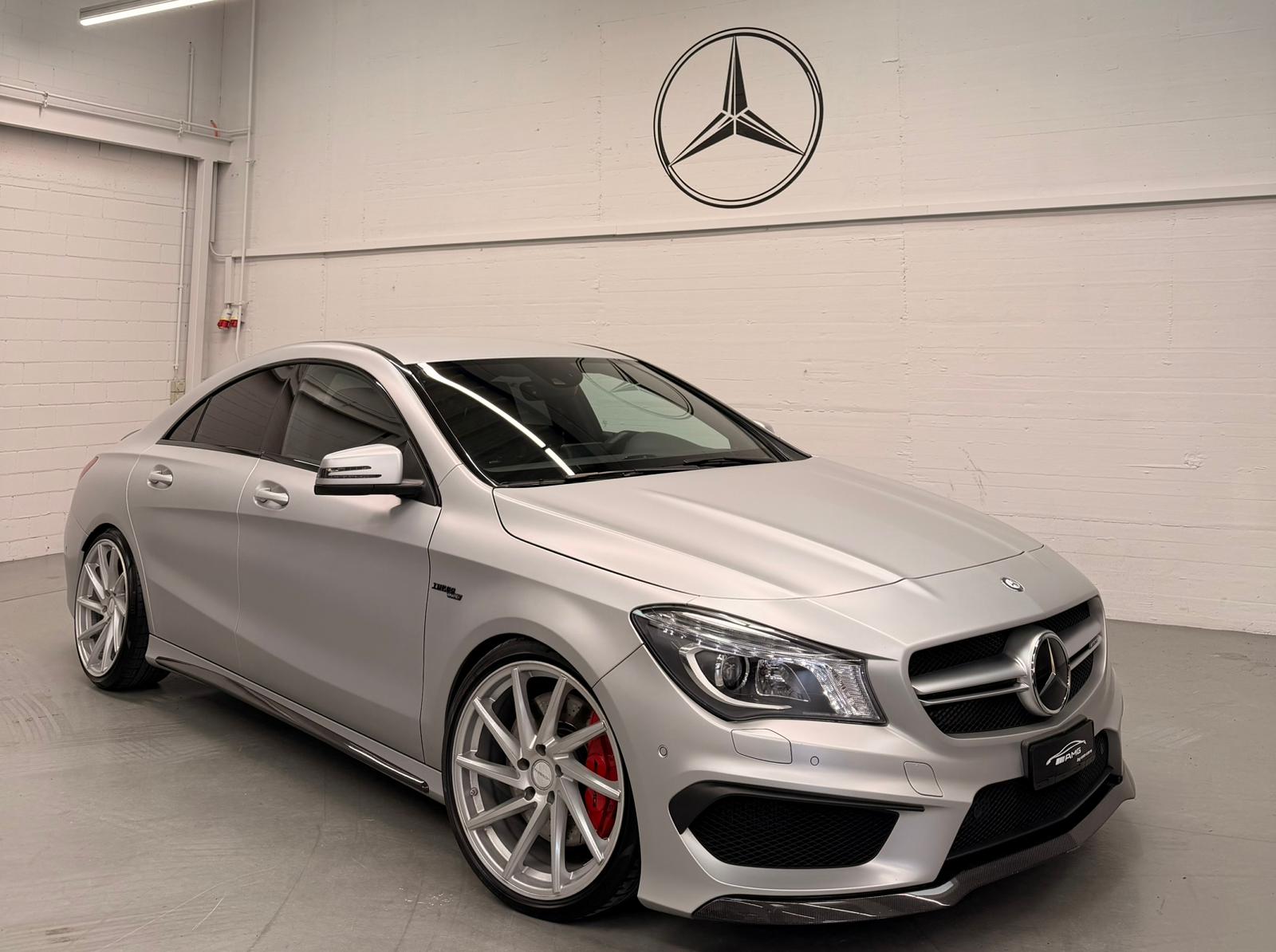 MERCEDES-BENZ CLA 45 AMG Limited Mattgray Performance 4Matic Speedshift Aktionsleasing ab 299.- mit 2Jahre Garantie-image-3