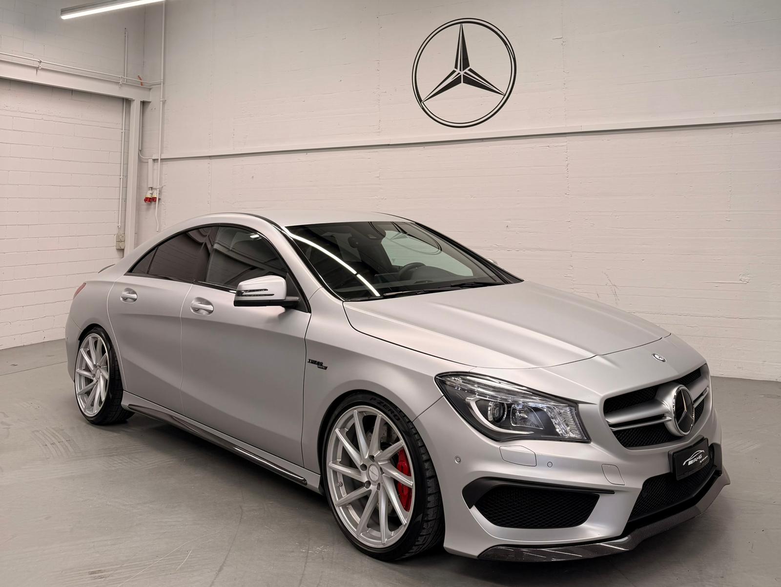 MERCEDES-BENZ CLA 45 AMG Limited Mattgray Performance 4Matic Speedshift Aktionsleasing ab 299.- mit 2Jahre Garantie-image-1