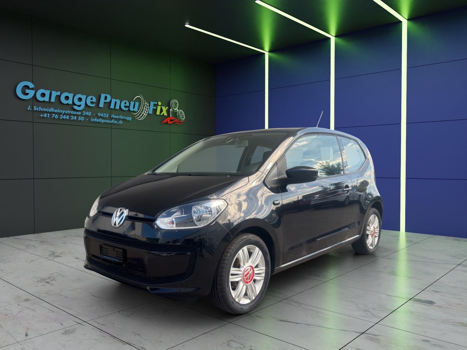 VW Up 1.0 black up-image-0