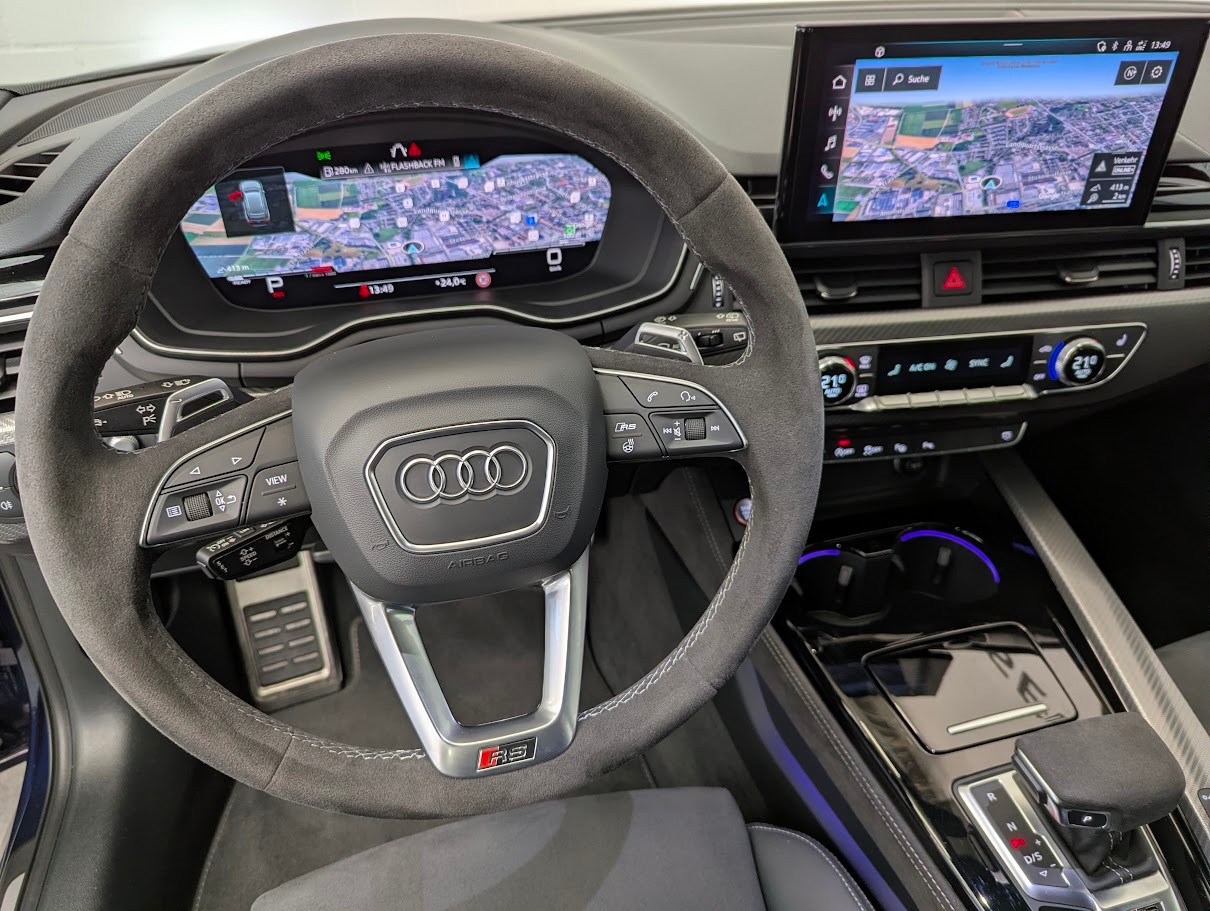 AUDI RS4 Avant 2.9 V6 TFSI quattro T-Tronic*ALL-BLACK RS-DESIGN FULL-ASSISTS SPORT-AGA 360CAM NAVI+ UVM*-image-7