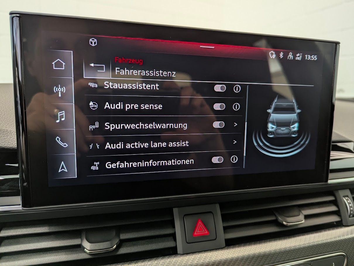 AUDI RS4 Avant 2.9 V6 TFSI quattro T-Tronic*ALL-BLACK RS-DESIGN FULL-ASSISTS SPORT-AGA 360CAM NAVI+ UVM*-image-16