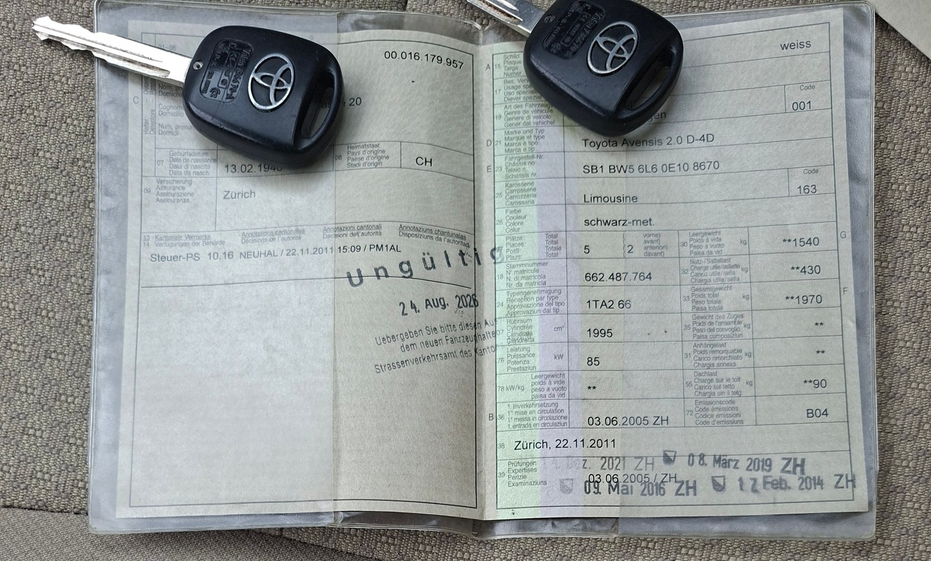 TOYOTA Avensis 2.0D-4 D Linea Sol Sedan-image-11