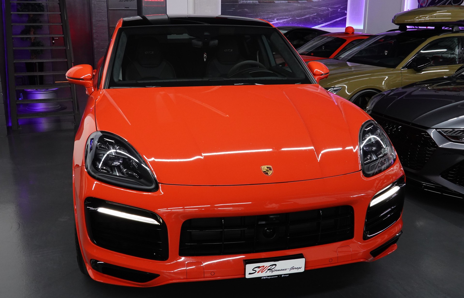 PORSCHE CAYENNE GTS COUPE 5-PLÄTZER PTS LAVA ORANGE CH-FZ 22"ALUS. ON TOP-image-20