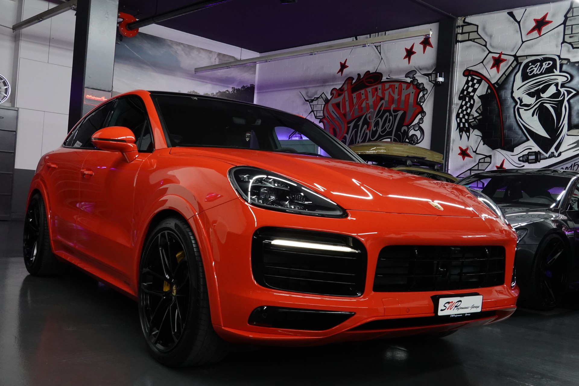 PORSCHE CAYENNE GTS COUPE 5-PLÄTZER PTS LAVA ORANGE CH-FZ 22"ALUS. ON TOP-image-19