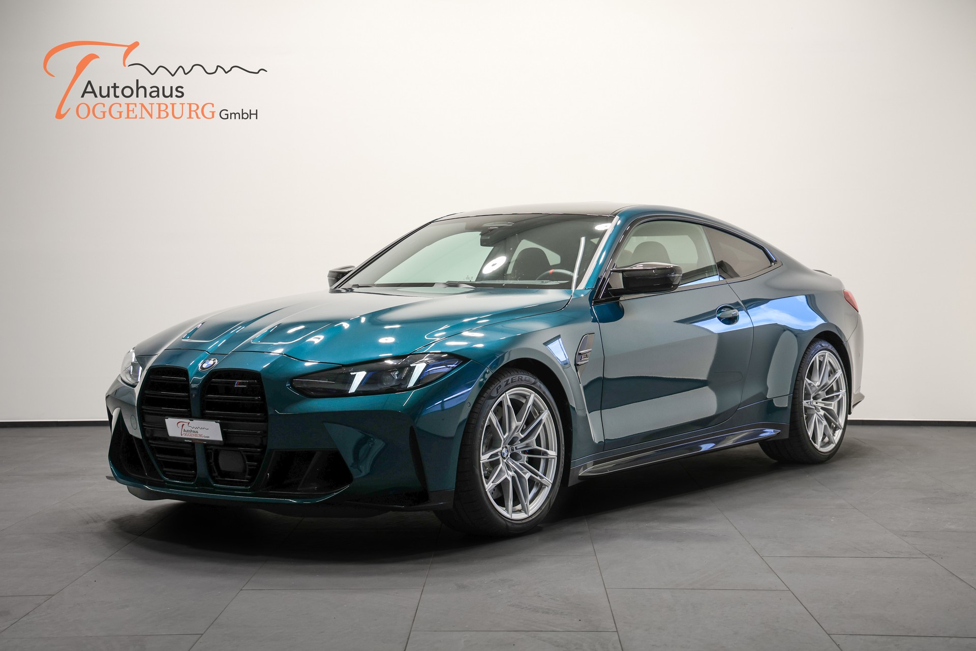 BMW M4 Coupé Competition LCI *Sonderlackierung Bostongreen*BMW Werksgarantie bis 03.2028*-showroom-element-2