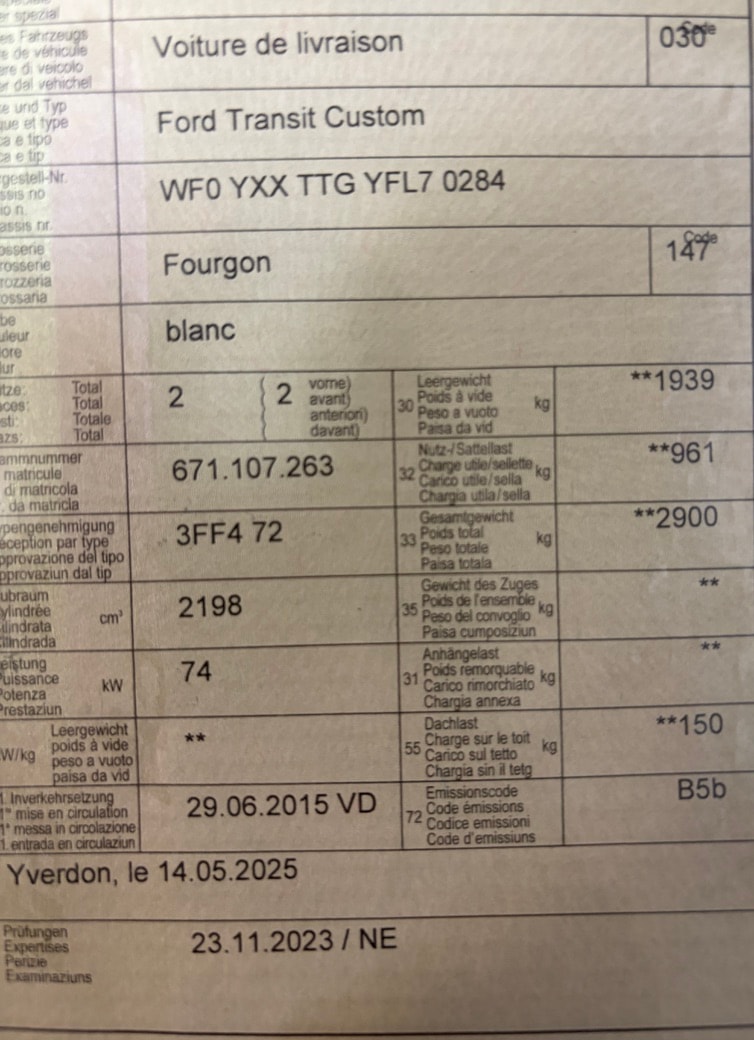 FORD Transit Custom Van 290 L1H1 Trend-image-15