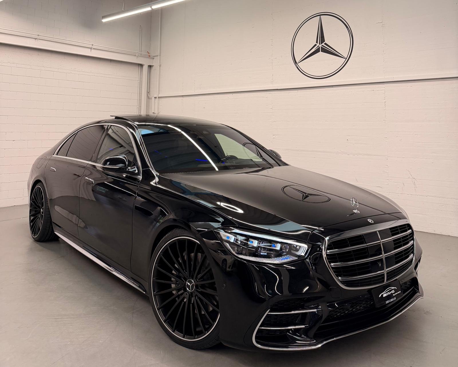 MERCEDES-BENZ S 450 L 4Matic AMG Line 9G-Tronic Black&Chrome Performance-image-4
