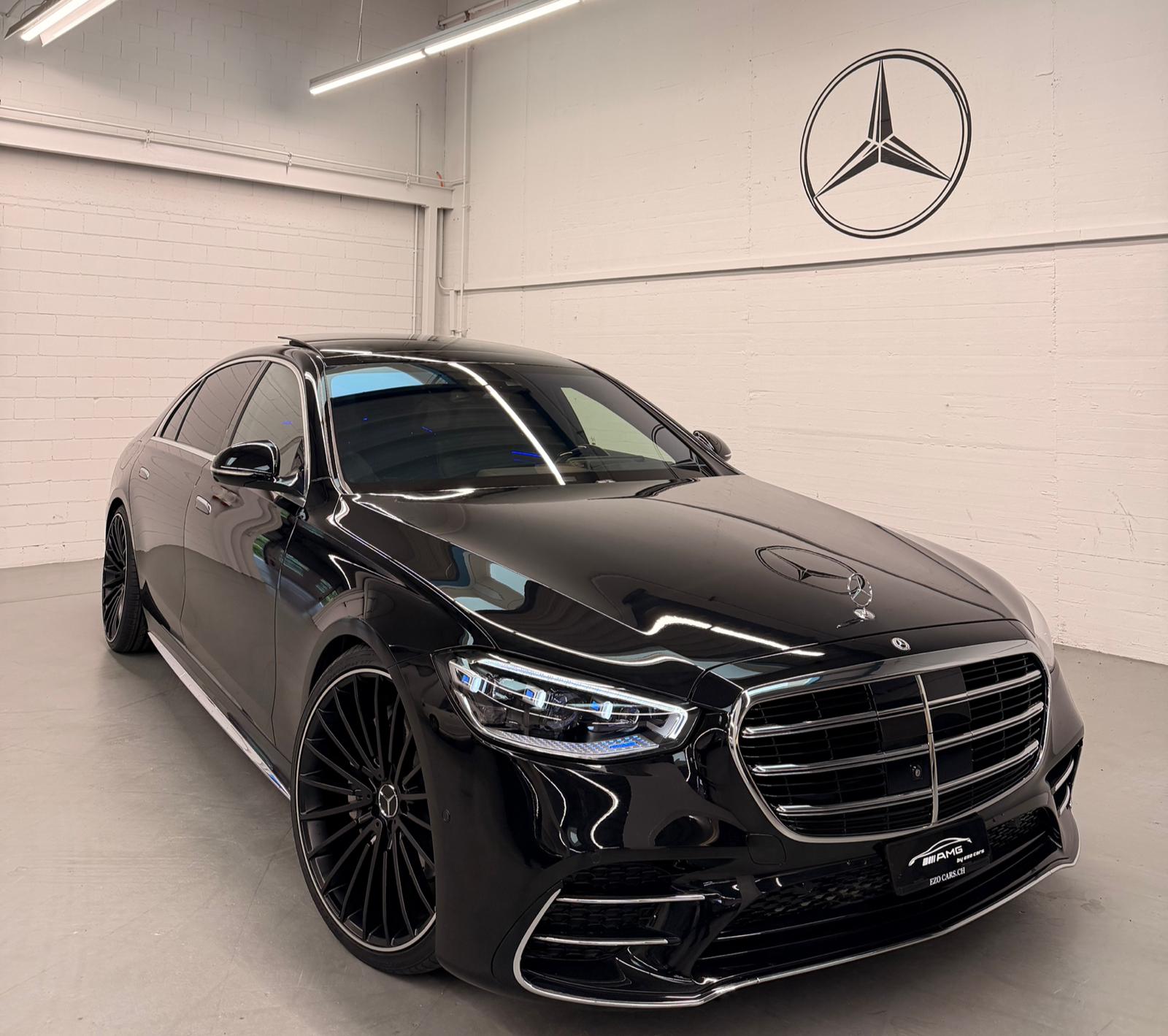 MERCEDES-BENZ S 450 L 4Matic AMG Line 9G-Tronic Black&Chrome Performance-image-3