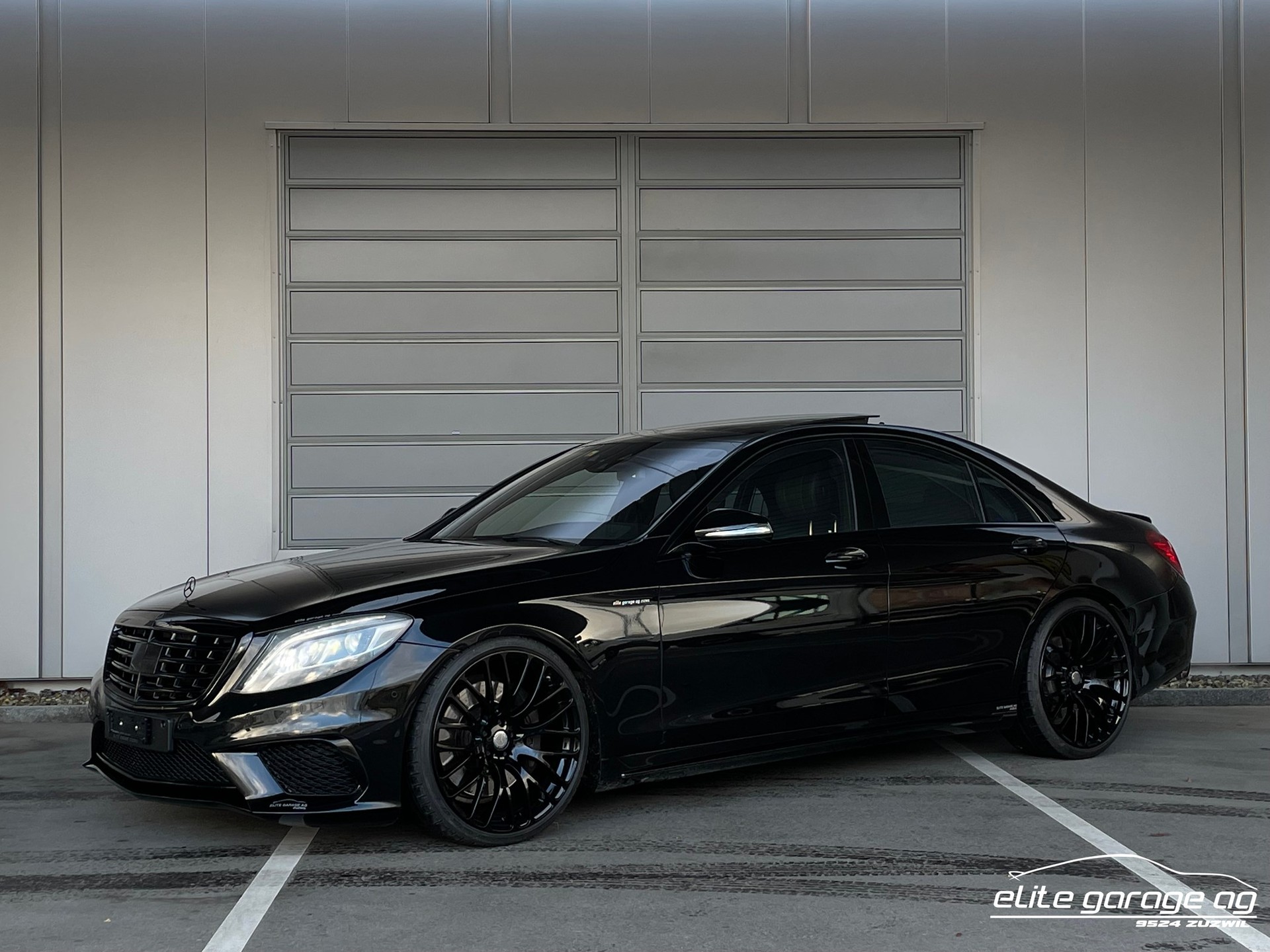 MERCEDES-BENZ S 63 AMG Speedshift MCT ALL BLACK BY ELITE-image-0