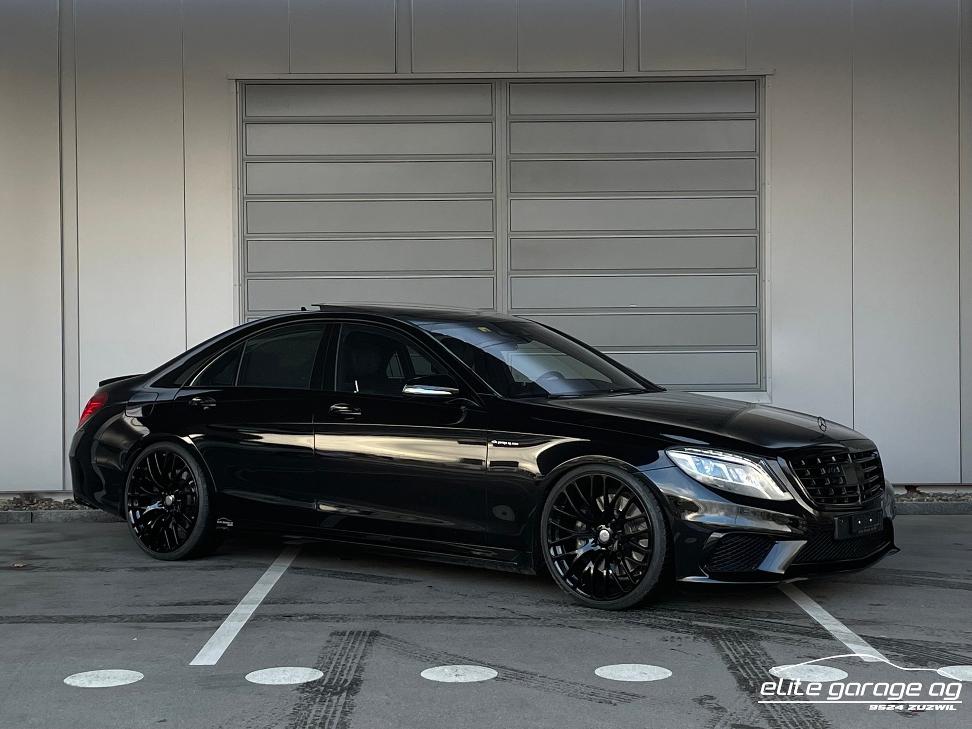 MERCEDES-BENZ S 63 AMG Speedshift MCT ALL BLACK BY ELITE-image-6