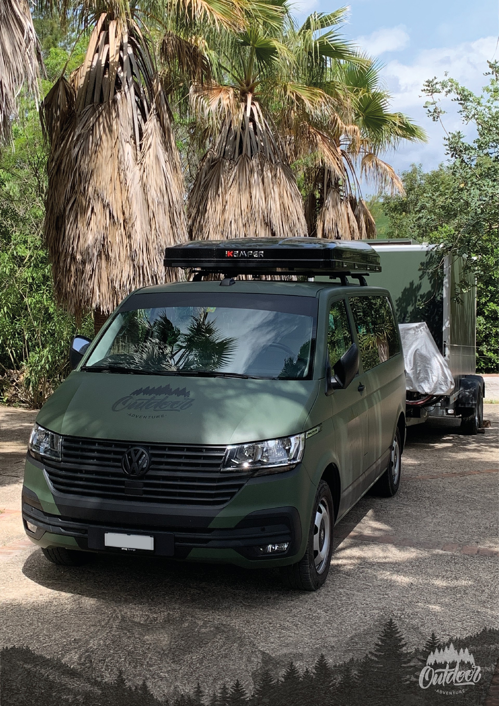 VW T6.1 Multivan 2.0 TDI Trendline Liberty 4Motion + Remorque Unique Pack Expedition Off-Grid Ultime – Total Autonomy