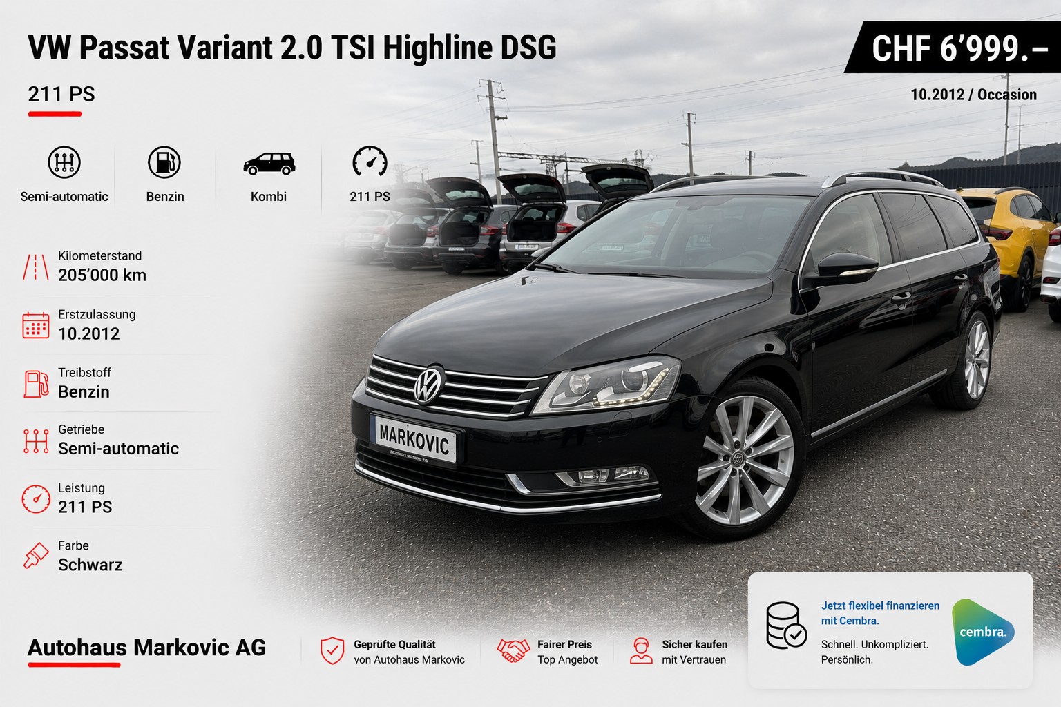 VW Passat Variant 2.0 TSI Highline DSG-image-0