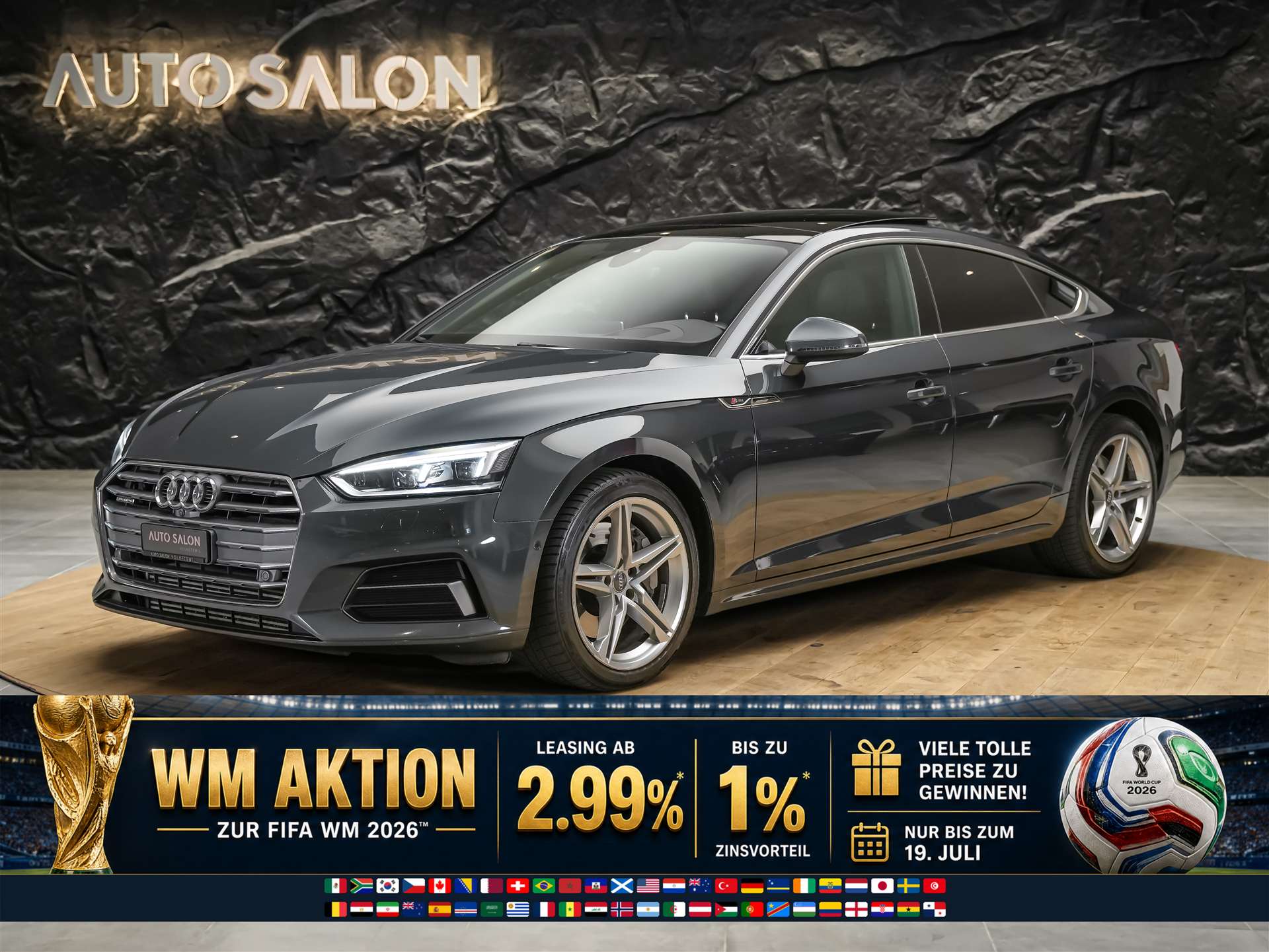 AUDI A5 Sportback 3.0 TDI Sport S-Line quattro tiptronic *Head Up Display*360° Kamera*Panorama*-image-0