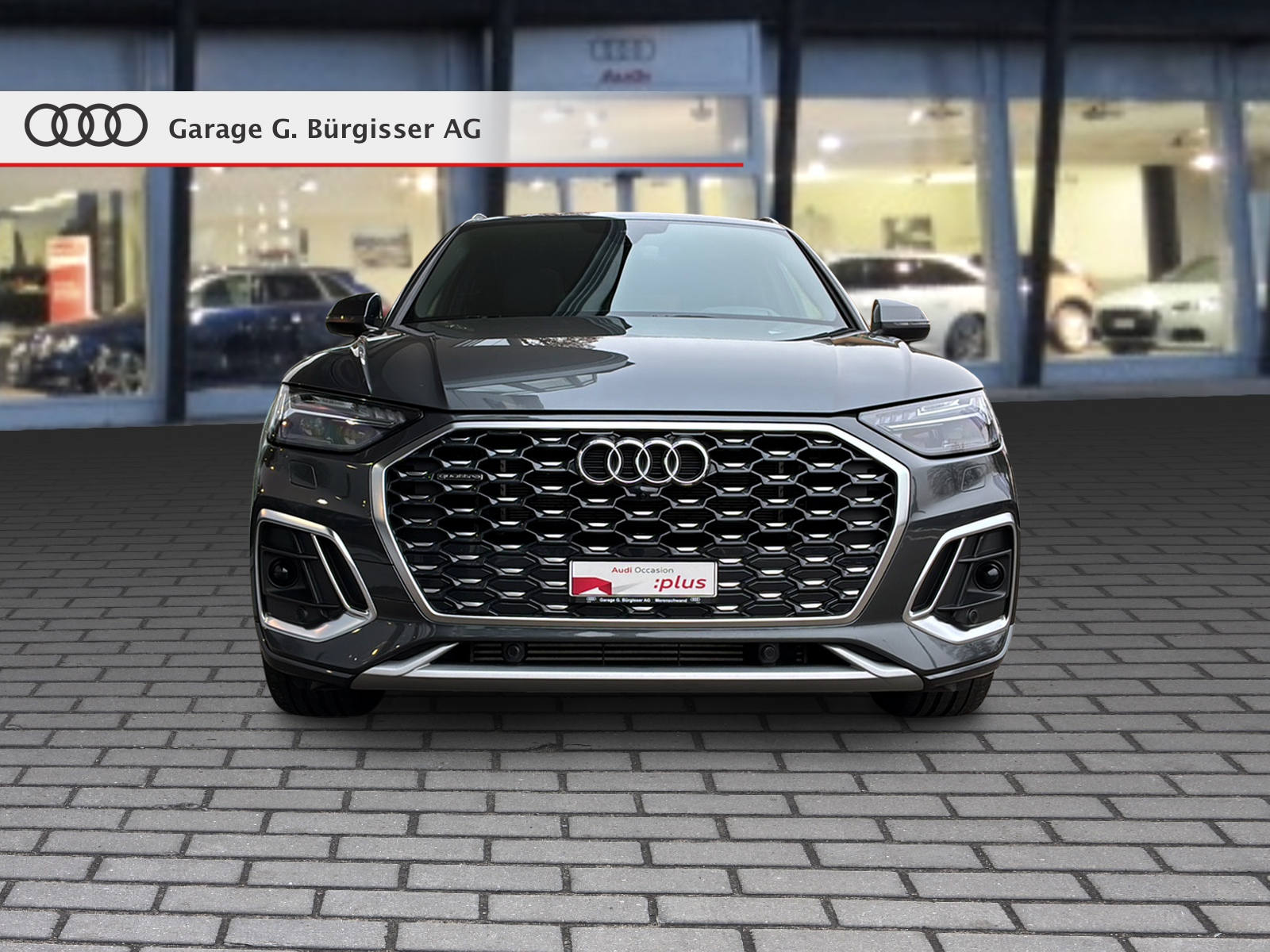 AUDI Q5 Sportback 50 TFSI e PHEV S line quattro S-tronic Daytonagrau Perleffekt-image-1