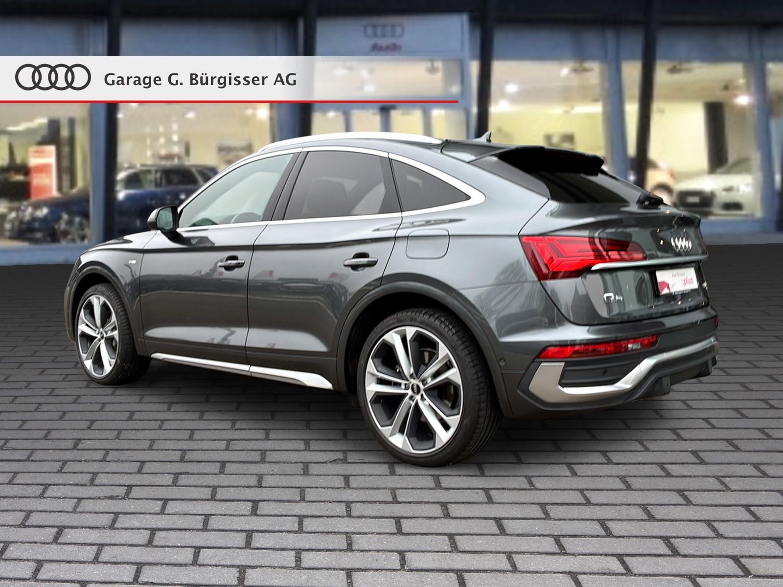 AUDI Q5 Sportback 50 TFSI e PHEV S line quattro S-tronic Daytonagrau Perleffekt-image-3
