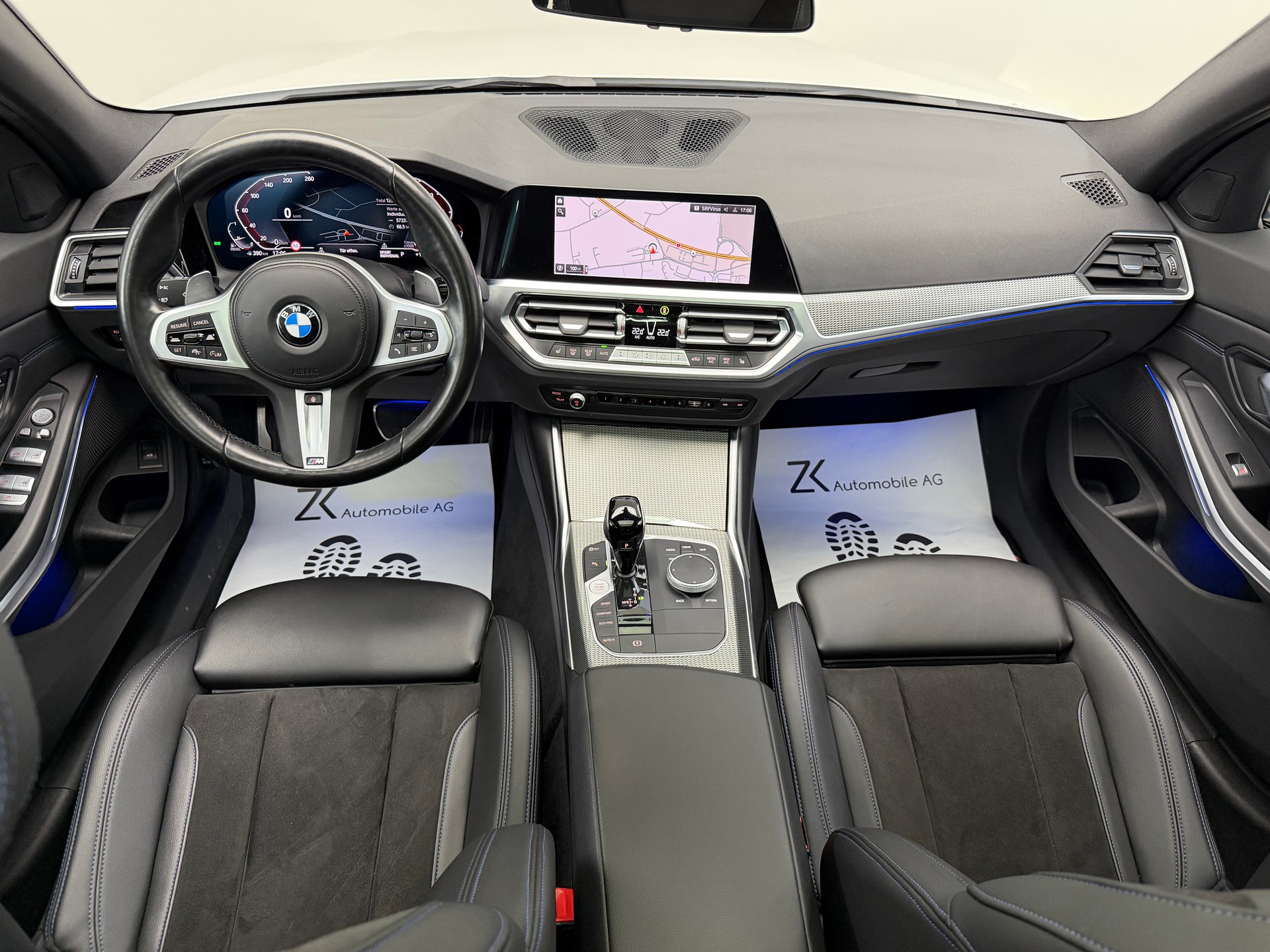 BMW 320d xDrive 48V Touring M Sport mineralwhite Steptronic / RF Kamera / Panoramadach / Live Cockpit / Driving Assistant /-image-10